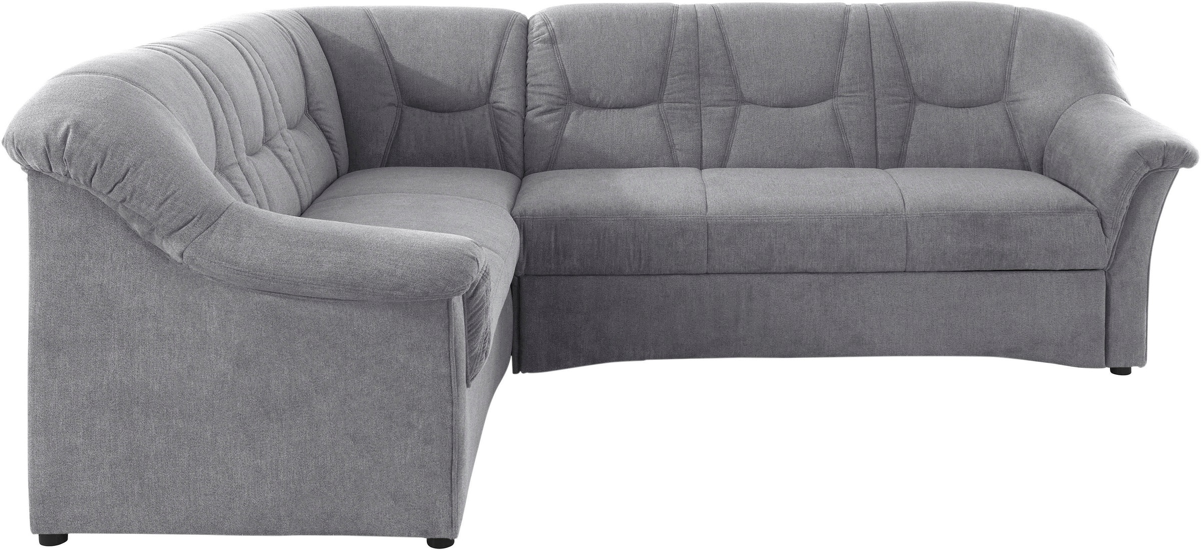 DOMO collection Ecksofa »Sarafina zeitlos und komfortabel, optional mit Federkern, L-Form«, wahlweise mit Bettfunktion