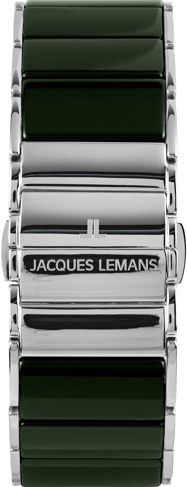 Jacques Lemans Chronograph »Dublin, 1-1941G«, Quarzuhr, Armbanduhr, Damenuhr, Herrenuhr, Keramik, Stoppfunktion