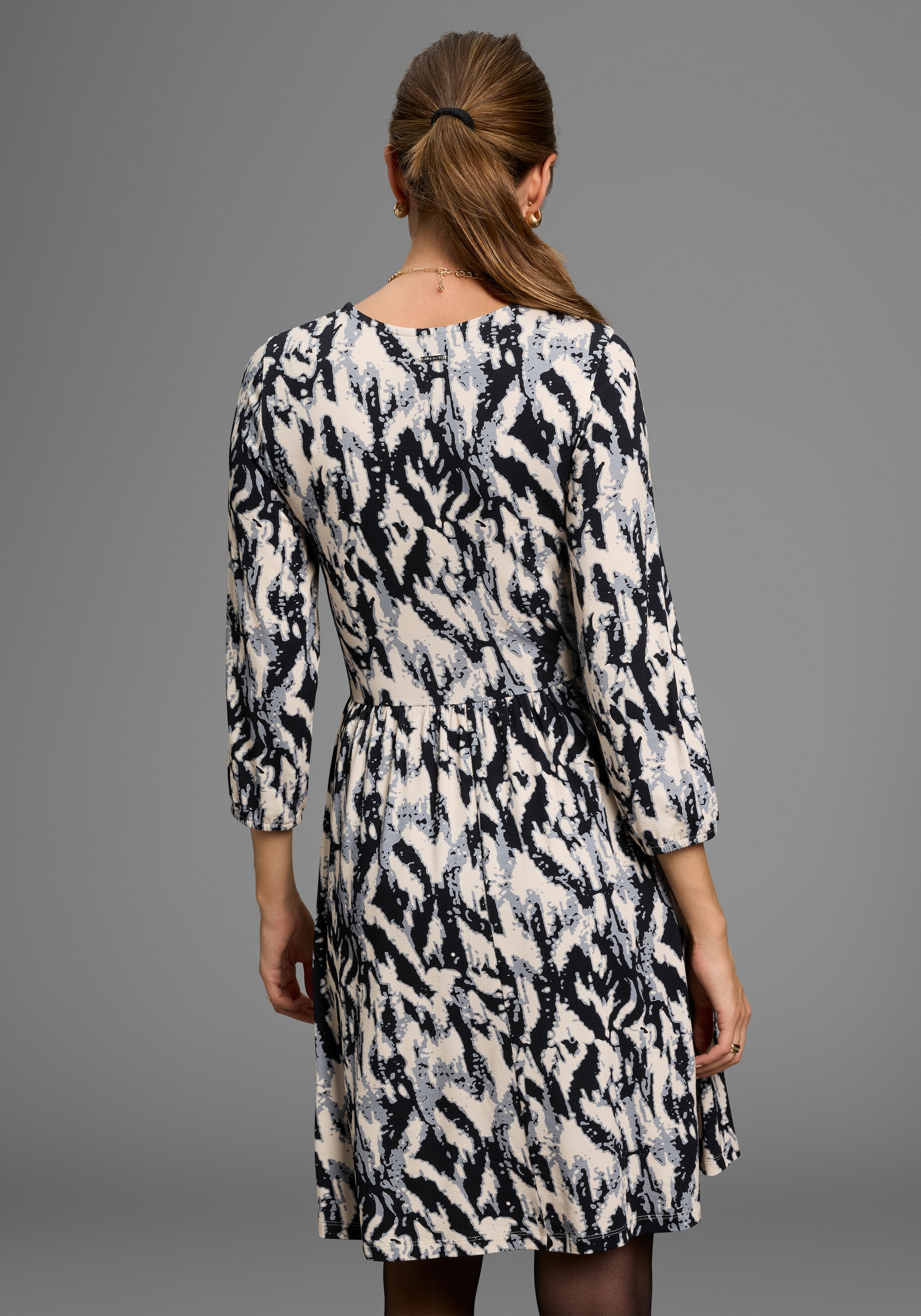 Laura Scott Jerseykleid, mit modischem Muster - NEUE KOLLEKTION