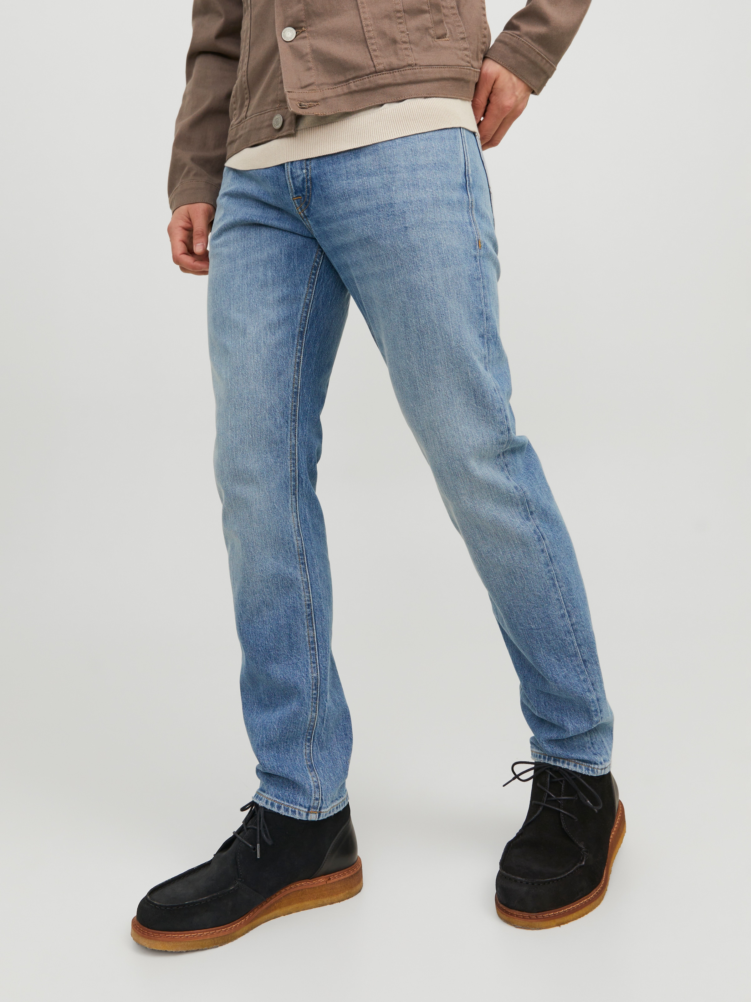 Jack & Jones Tapered-fit-Jeans »JJIMIKE JJORIGINAL CJ SN« mit Five-Pocket-Design