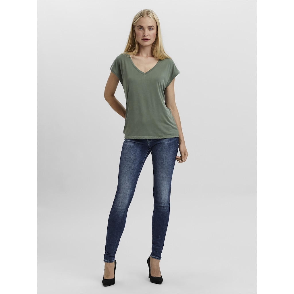 Vero Moda V-Shirt »VMFILLI SS V-NECK TEE GA NOOS«