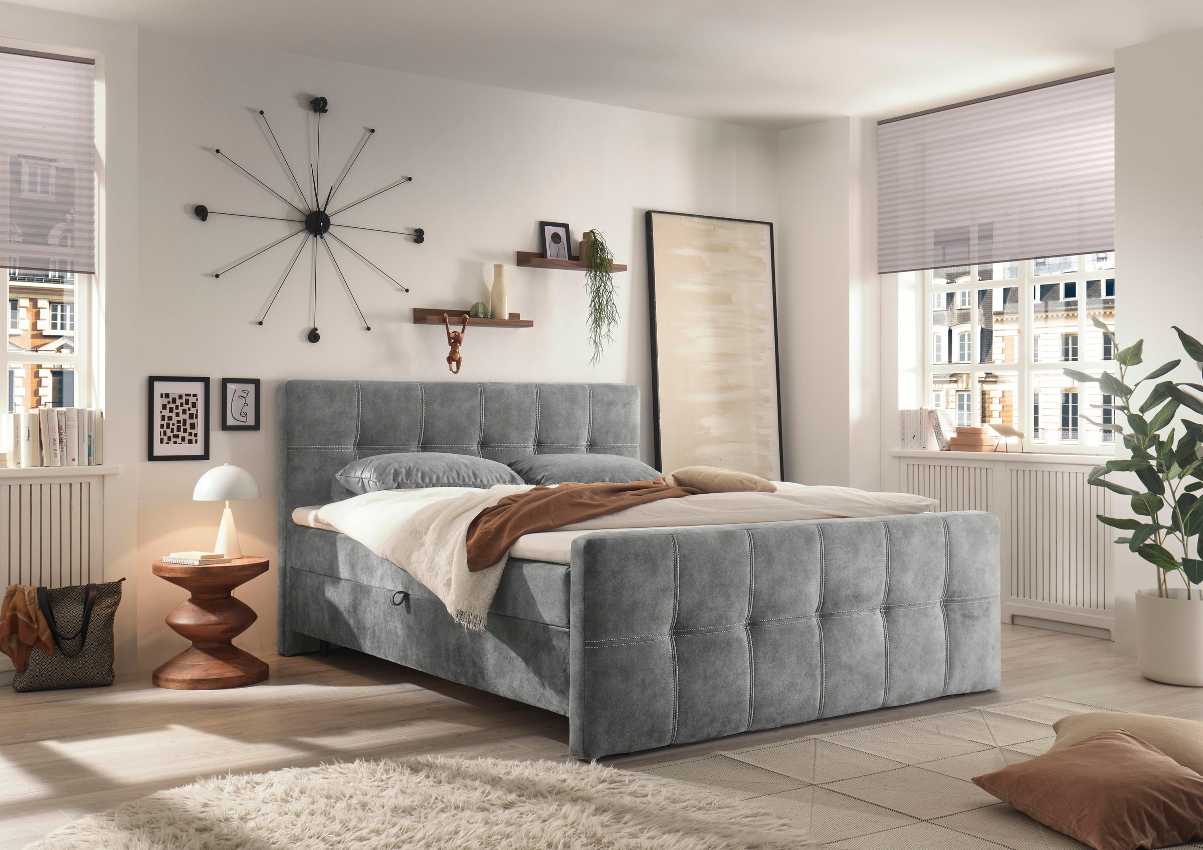 ED EXCITING DESIGN Boxbett »Valetta«, mit Bettkasten