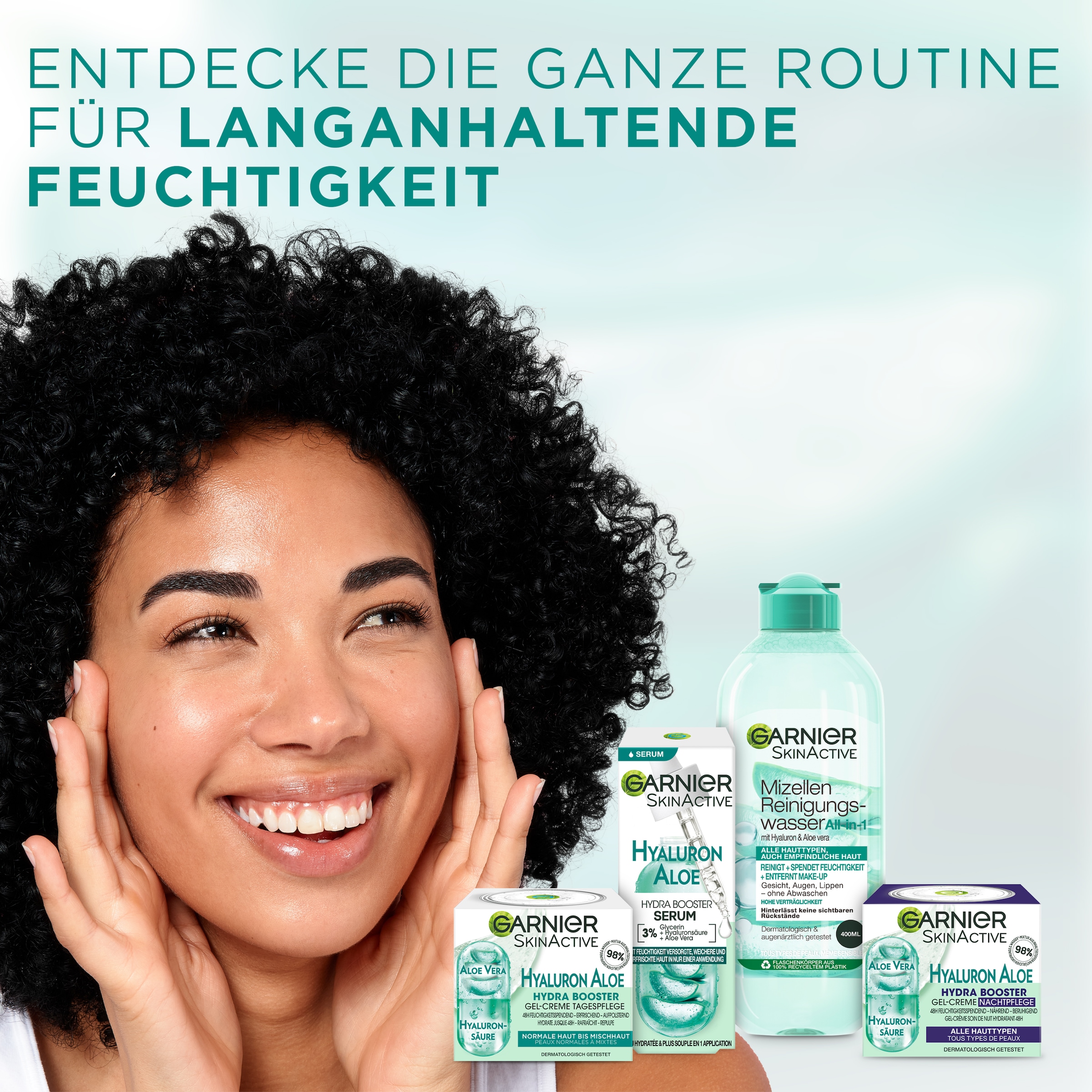 GARNIER Gesichtsgel »Hyaluron Aloe Gel-Creme«, mit hoher Wirksamkeit