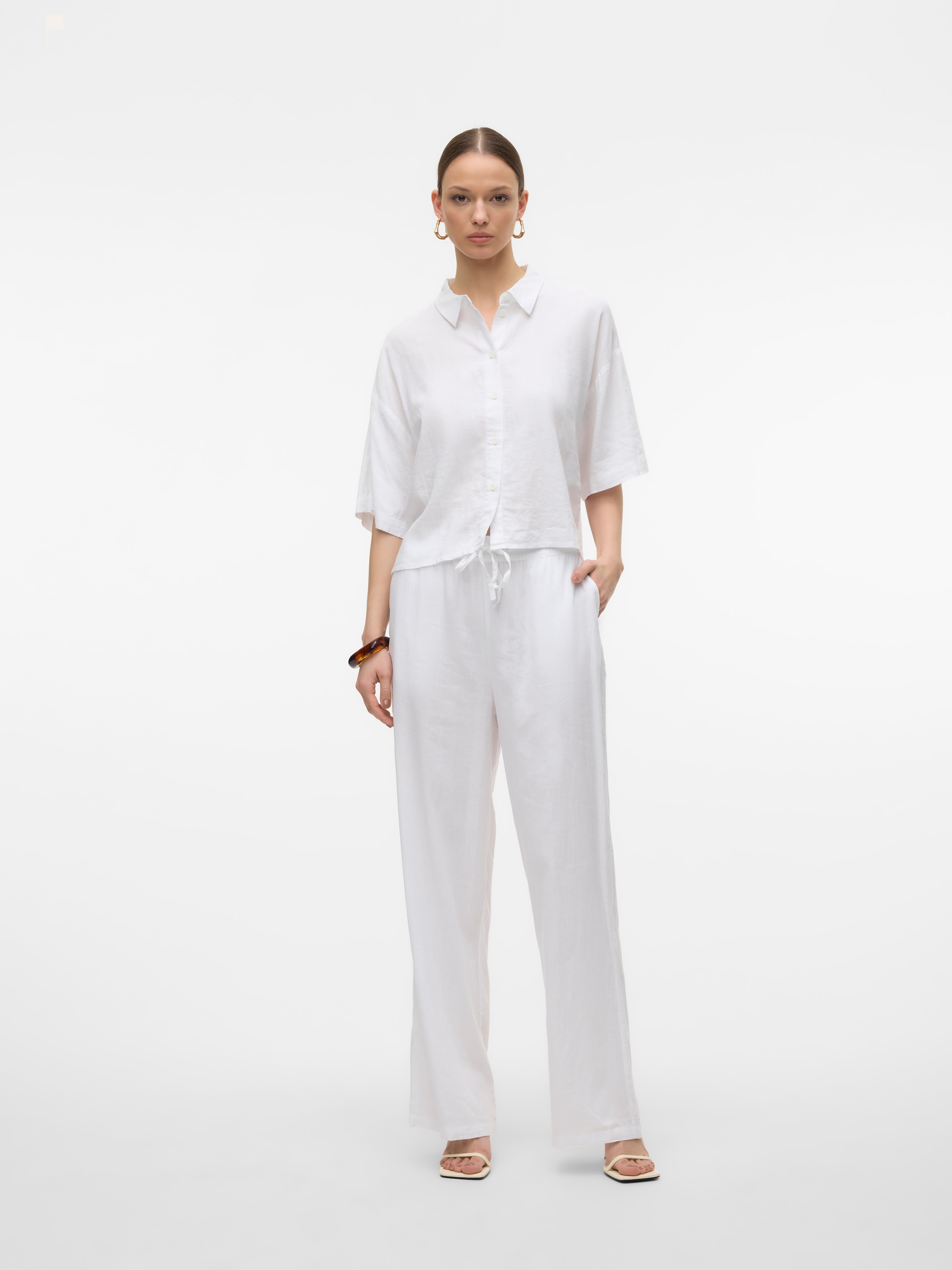 Vero Moda Schlupfhose »VMLINN LINEN PANTS WVN NOOS«