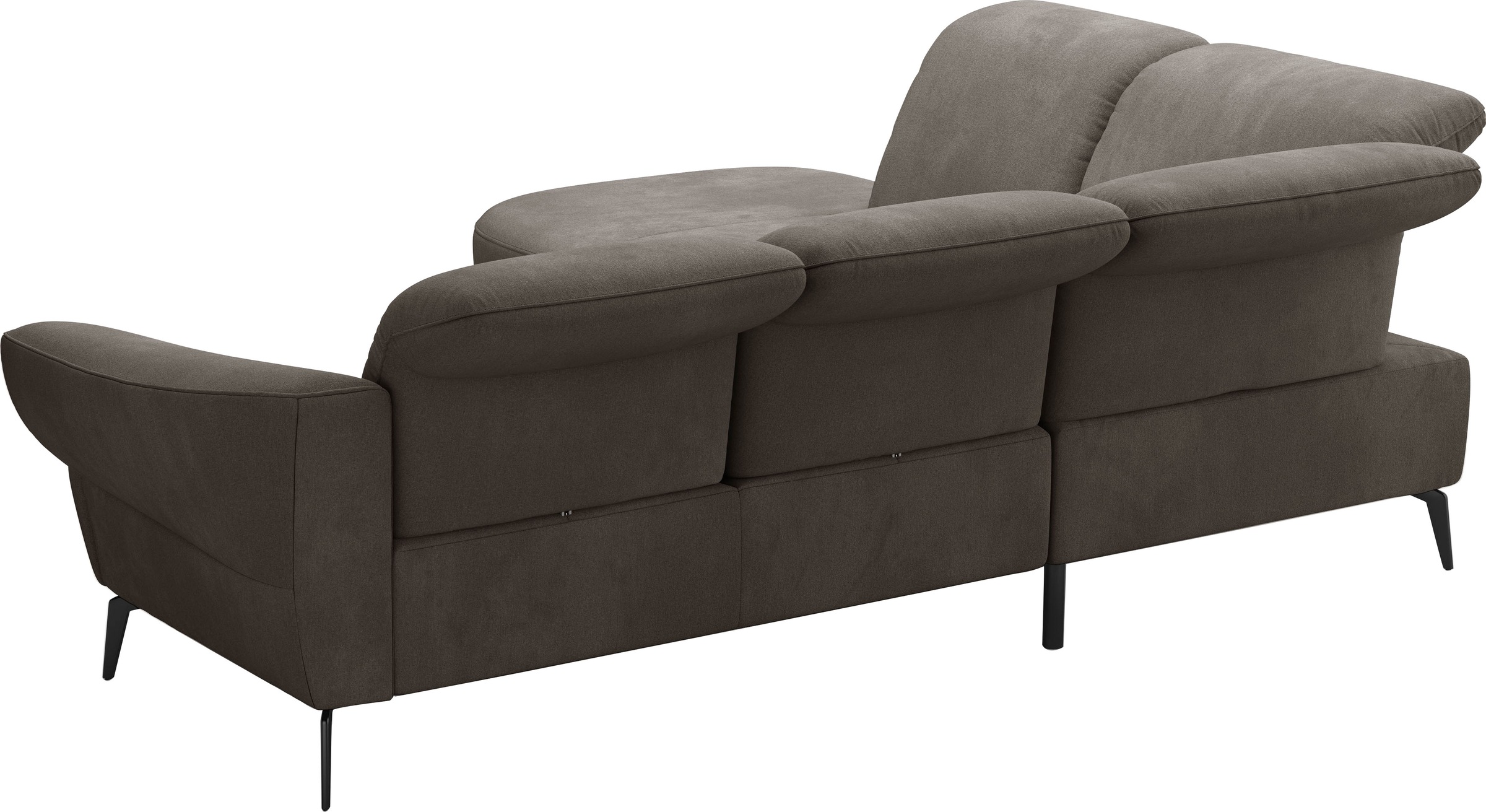 sit&more Ecksofa »Dance, L-Form, inkl. Sitztiefenverstellung«, inkl. Click&Seat, optional mit Kopfteilverstellung