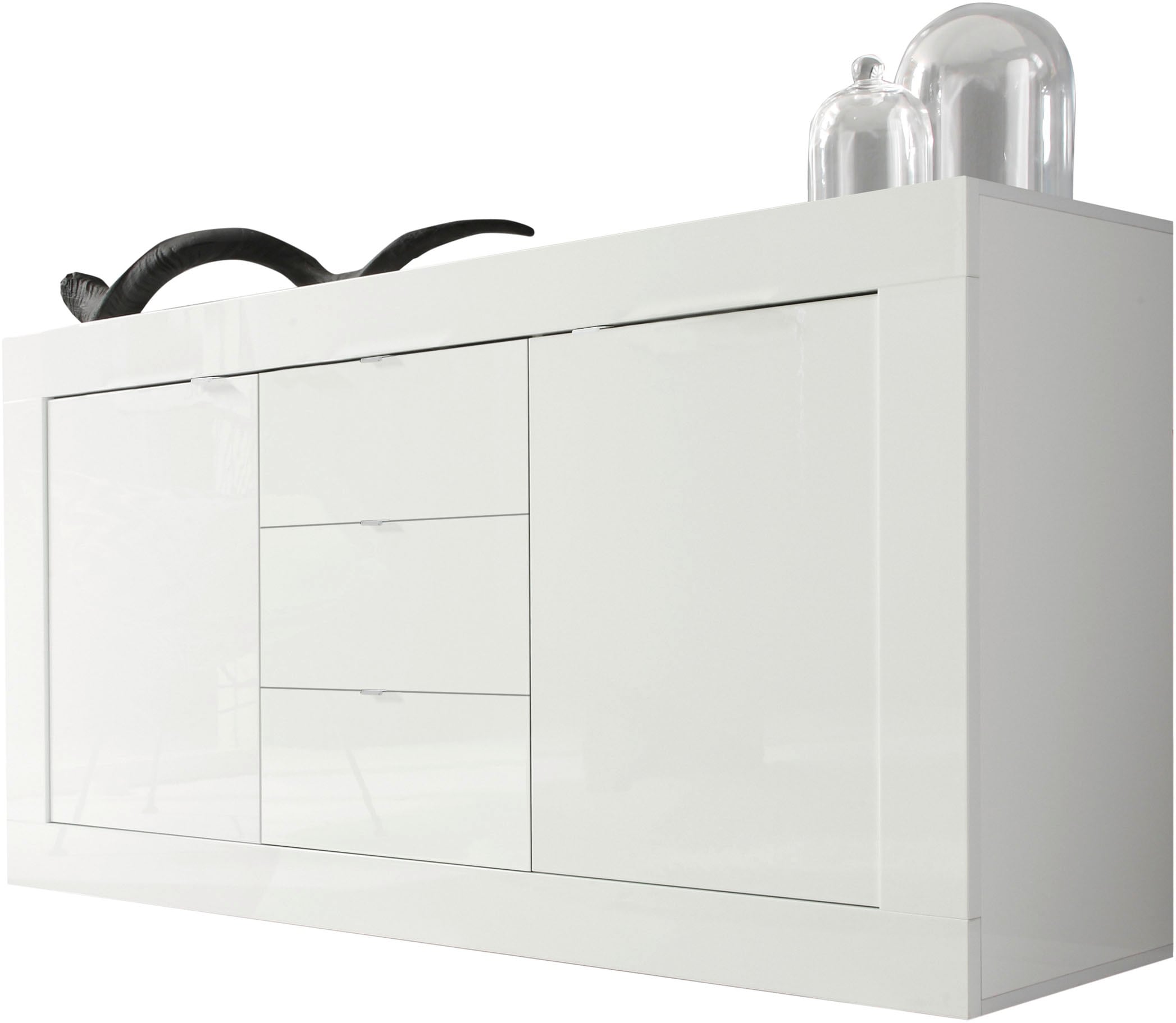 INOSIGN Sideboard »Basic«, Breite 160 cm, 2 Türen 3 Schubkästen