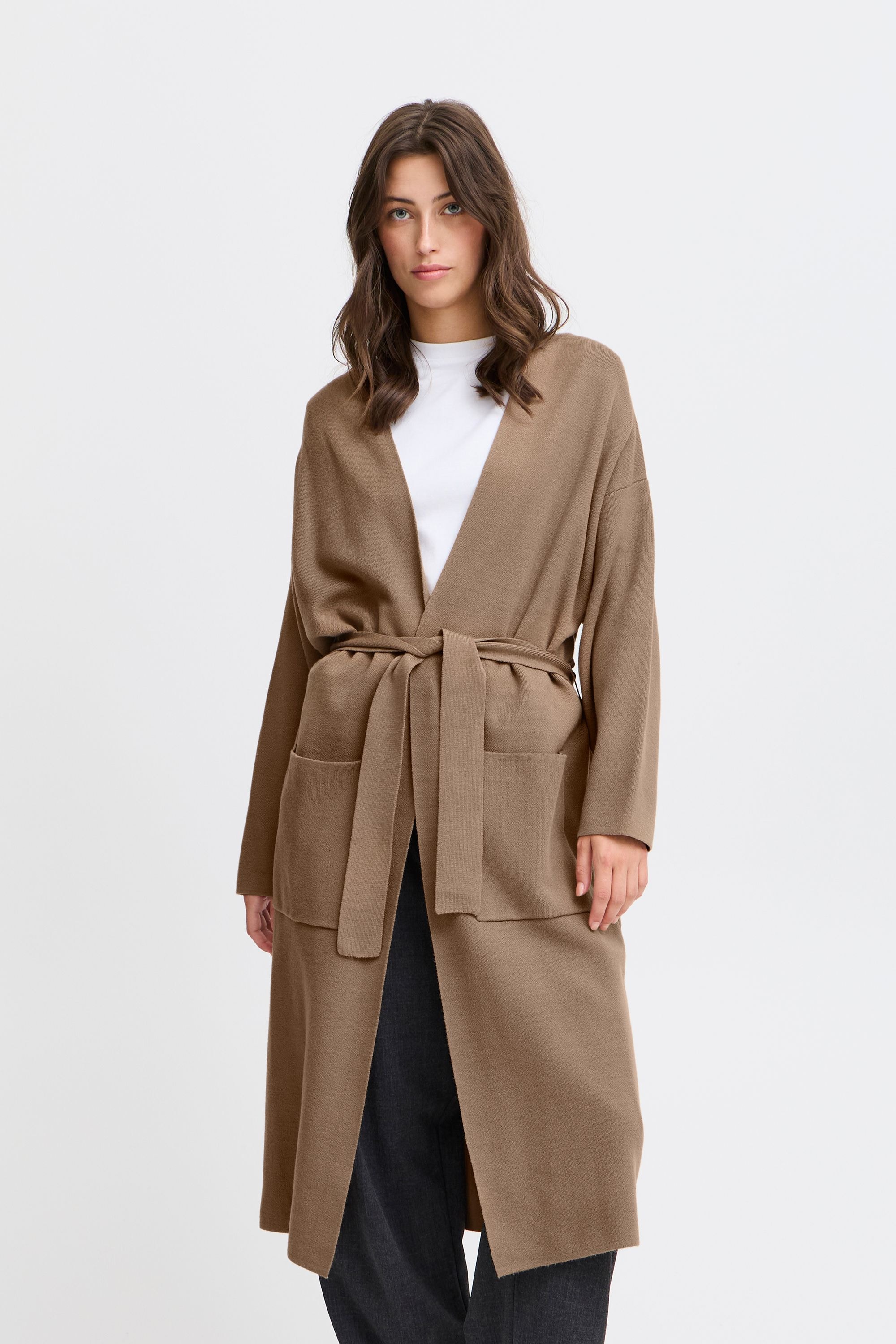 b.young Strickjacke »Strickjacke BYMIRAN LONG CARDIGAN -«