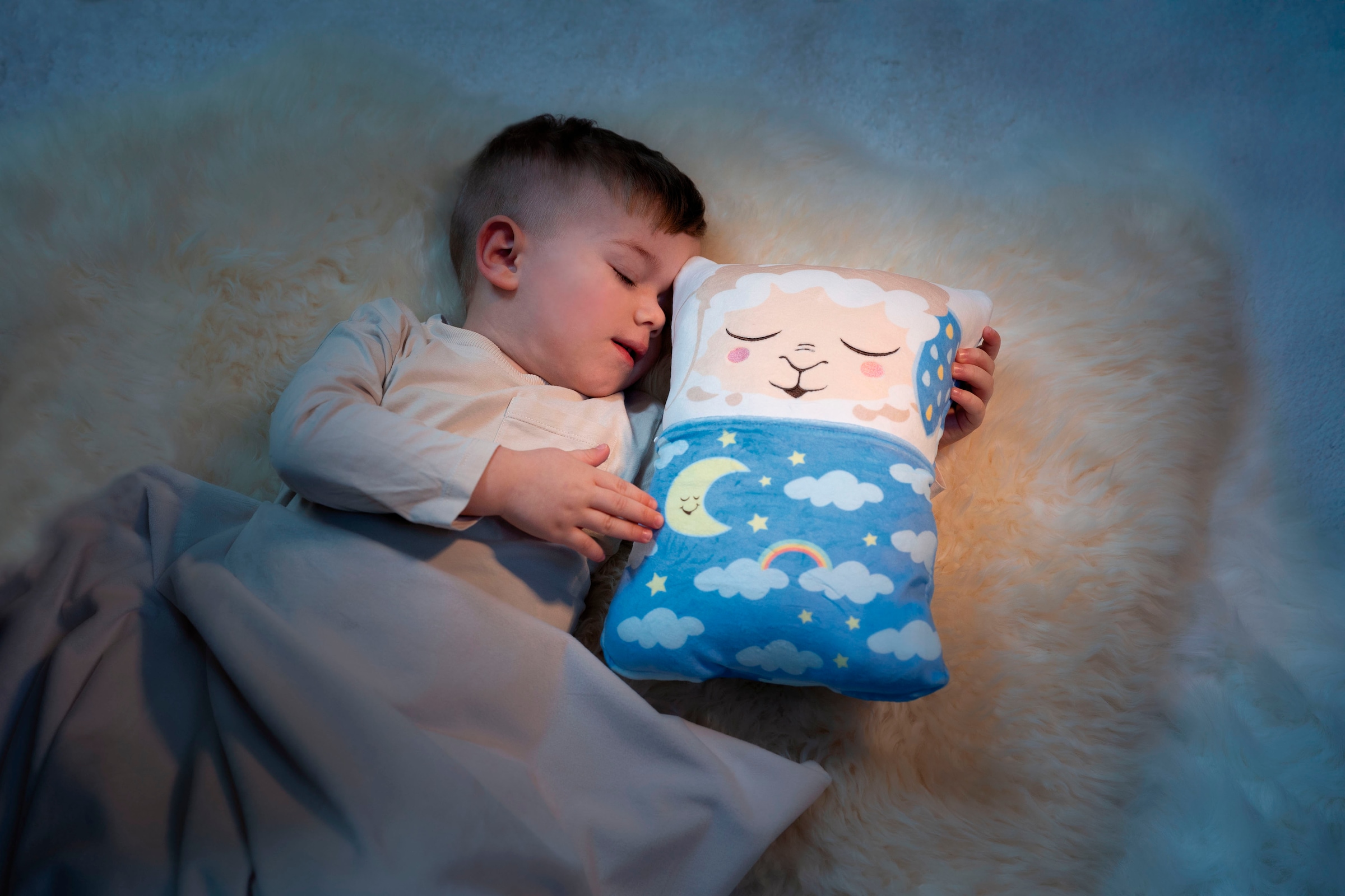 Nici Kuscheltier »Cosidoos, Schaf mit Wendefunktion 30x20 cm« enthält recyceltes Material (Global Recycled Standard)