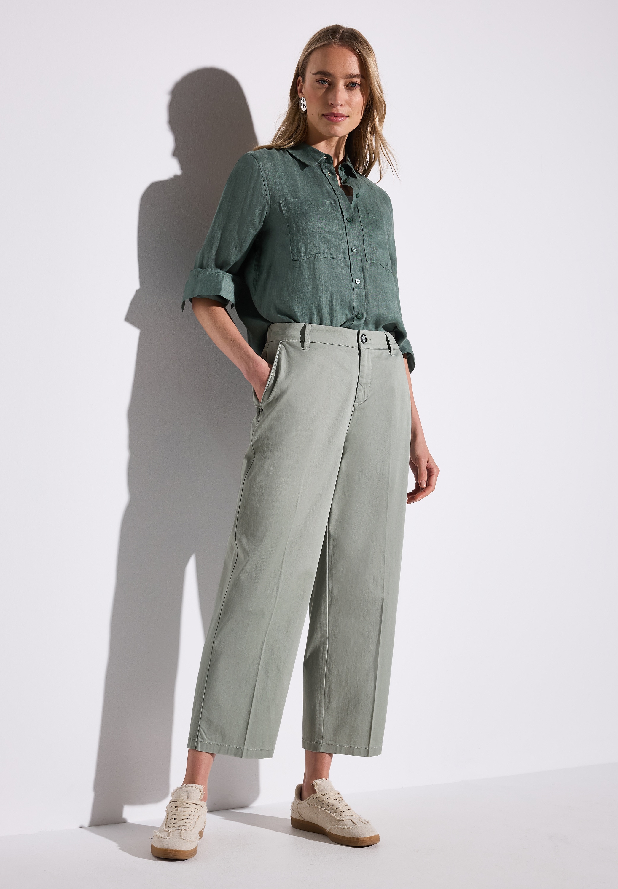 STREET ONE Chinohose, mit geradem Bein