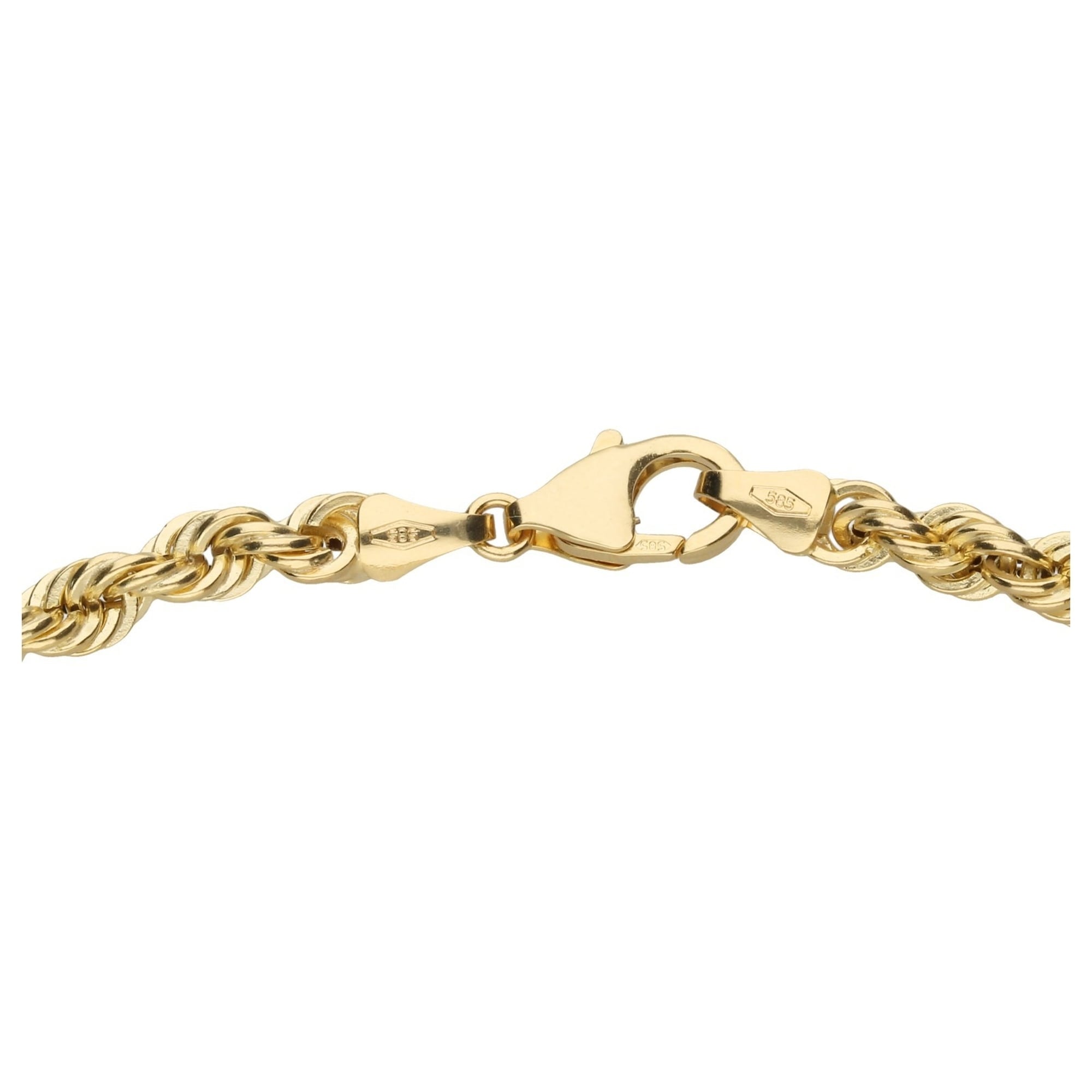 Luigi Merano Armband »Armband Kordelkette, hohl, Gold 585«