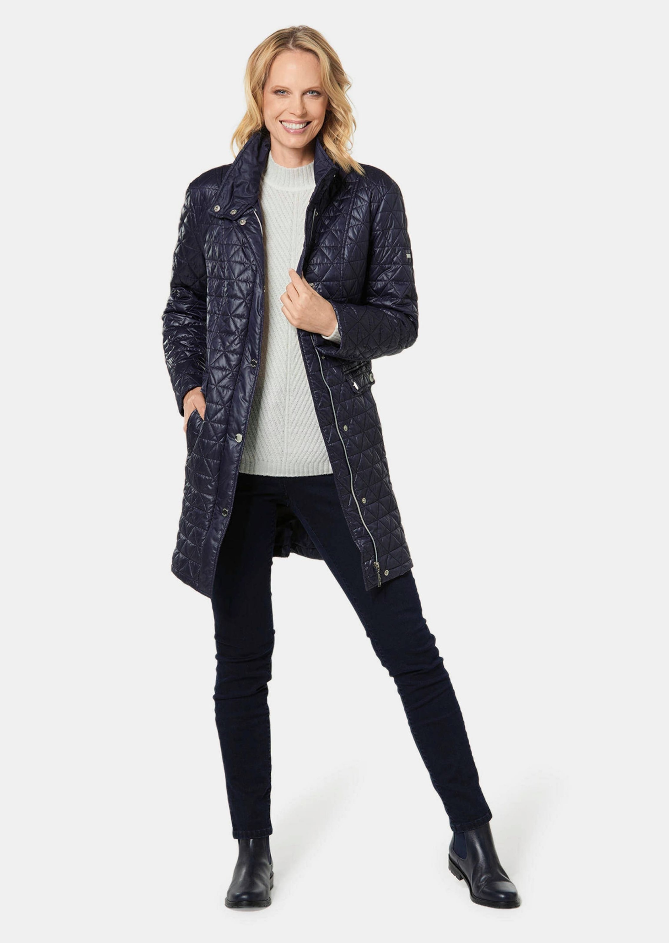 GOLDNER Langmantel »Stepp-Kurzmantel mit Stehkragen«