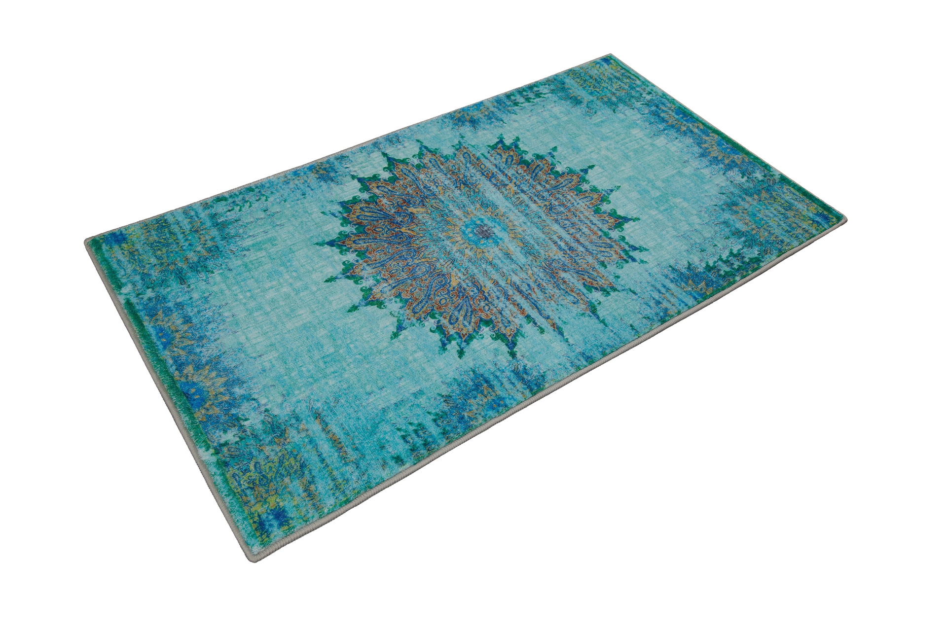 Wecon home Badematte »Healing« Höhe 0,5 mm fußbodenheizungsgeeignet Vintage, waschbar, rutschfest, schnell trocknend, robust, Badteppich