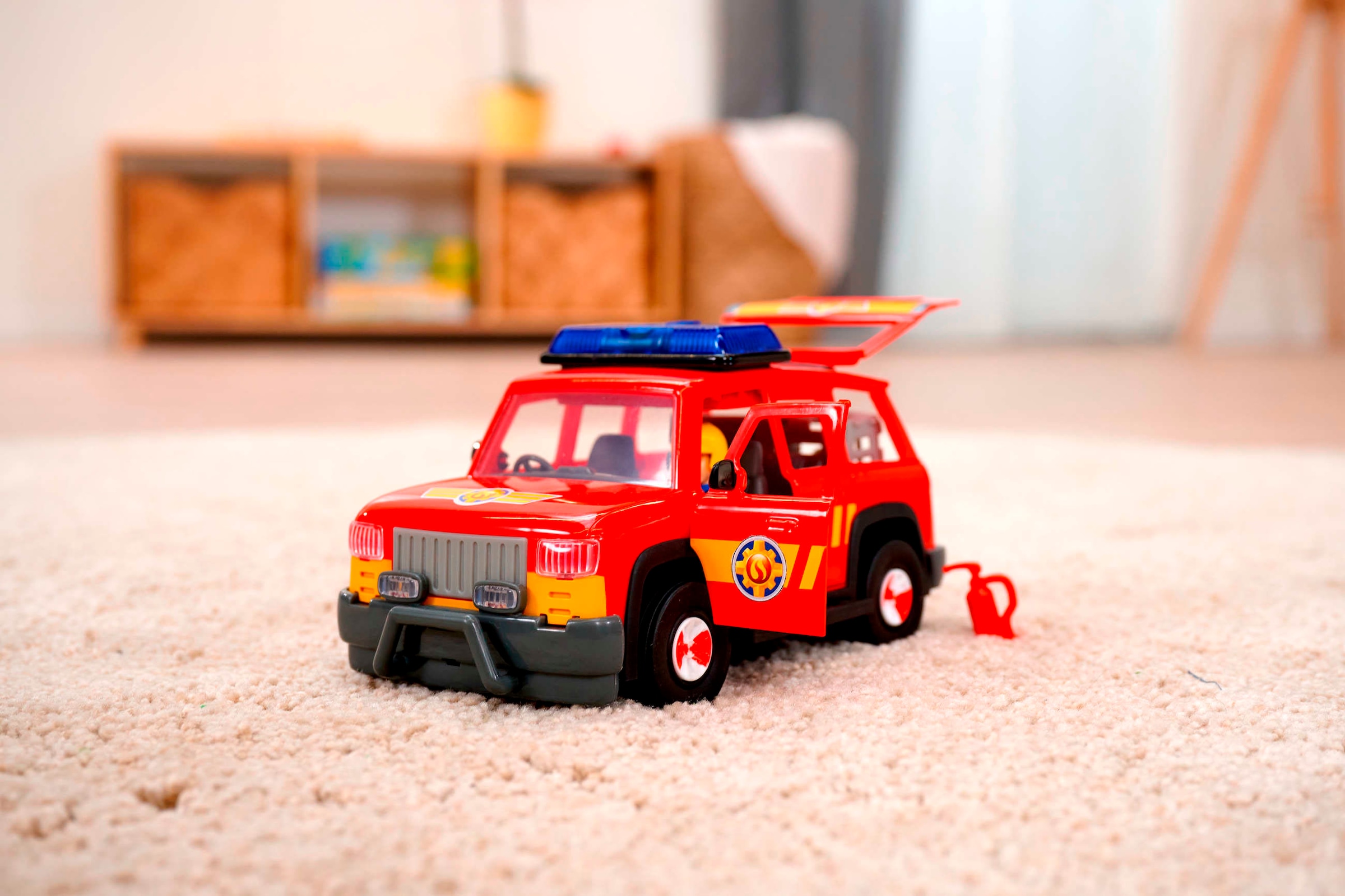 SIMBA Spielzeug-Feuerwehr »Sam First Responder Fahrzeug«, mit Licht und Sound