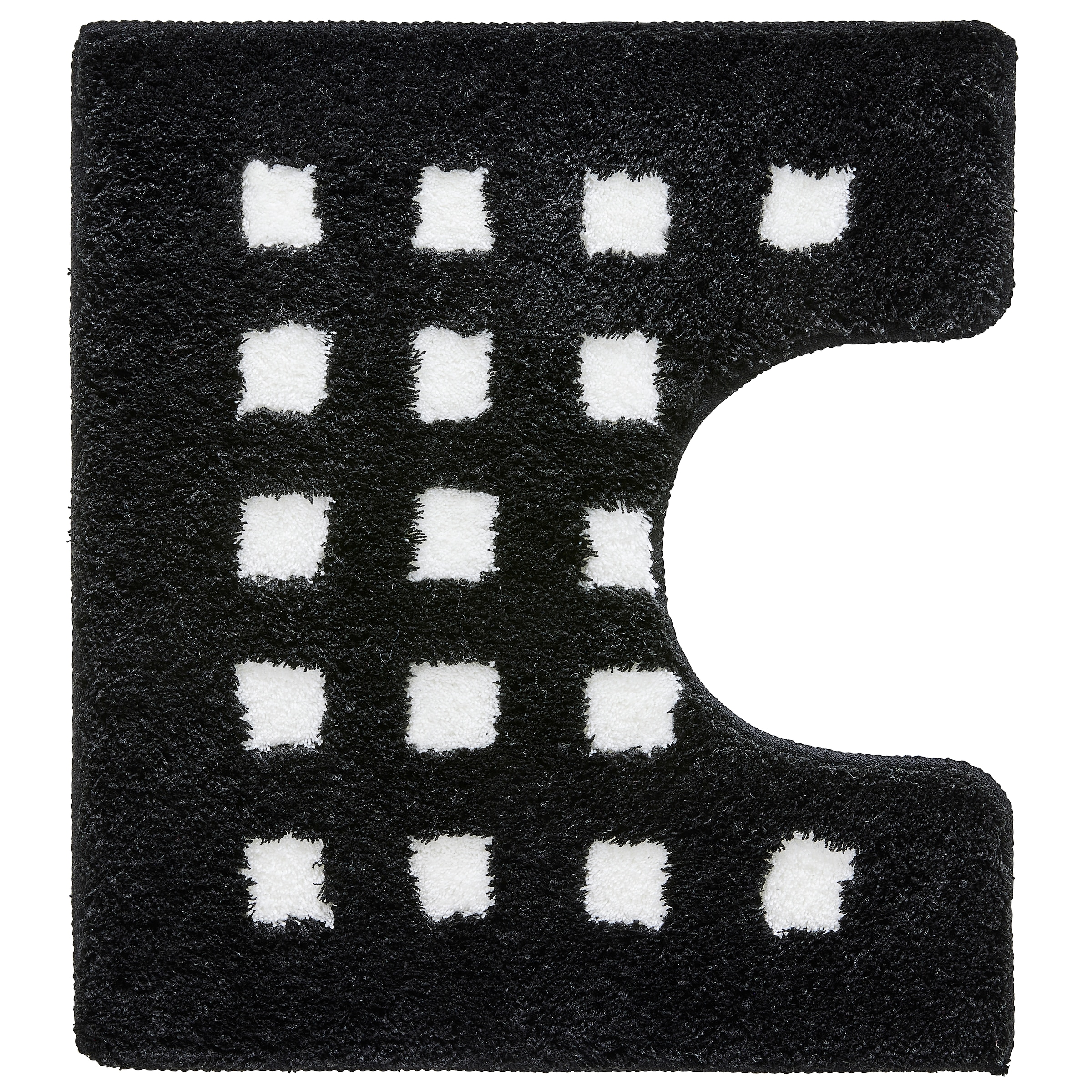 Kleine Wolke Badematte »Boxes« Höhe 20 mm rutschhemmend beschichtet fußbodenheizungsgeeignet Badteppich, modernes Design, Hoch/Tief Effekt