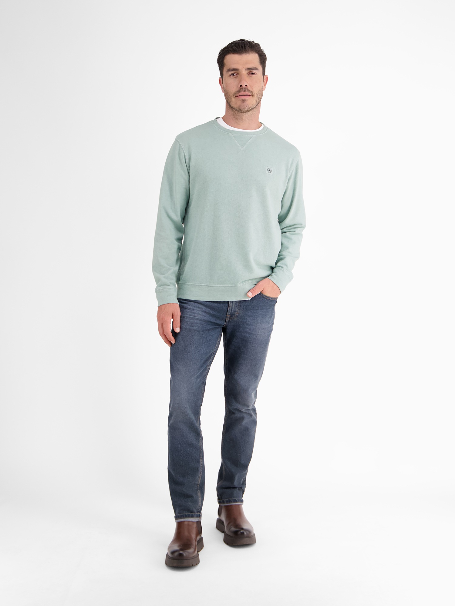 LERROS Sweatshirt »LERROS Urbaner Sweatshirtstyle, weiche Haptik«