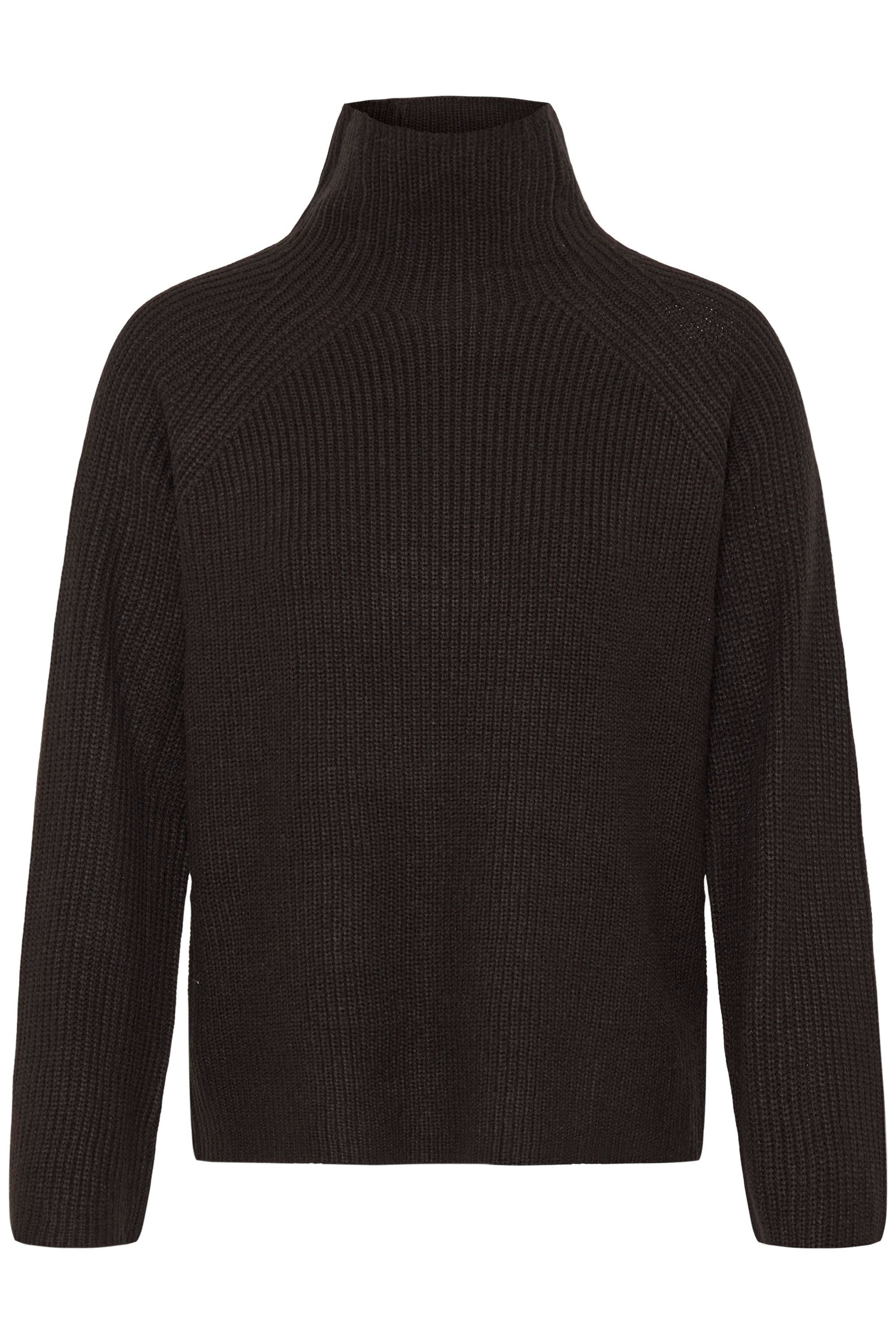 OXMO Strickfleece-Pullover »Strickpullover OXBMMNELLY TURTLENECK«