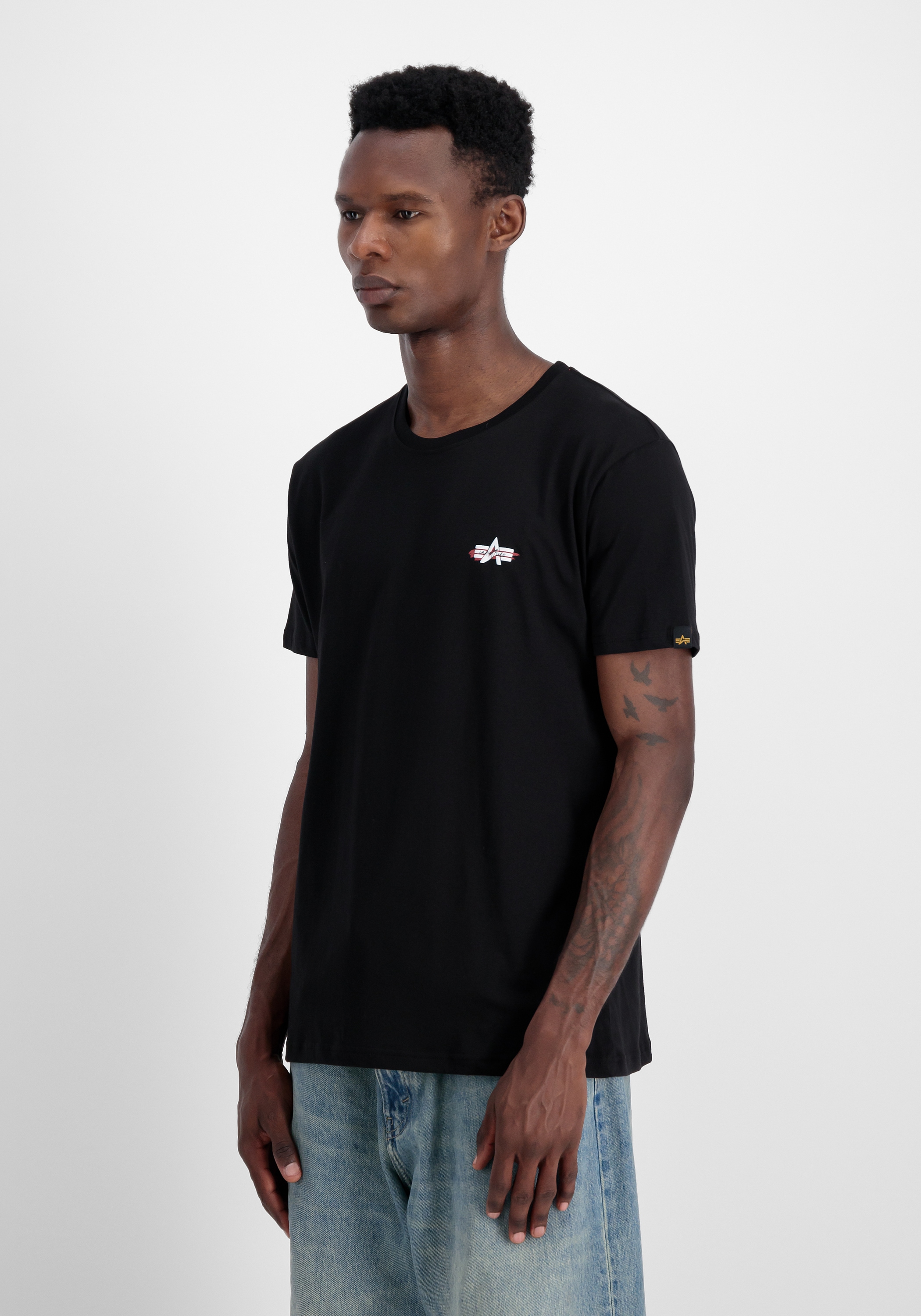 Alpha Industries T-Shirt »Signature Puff Print Backprint T-Shirt«