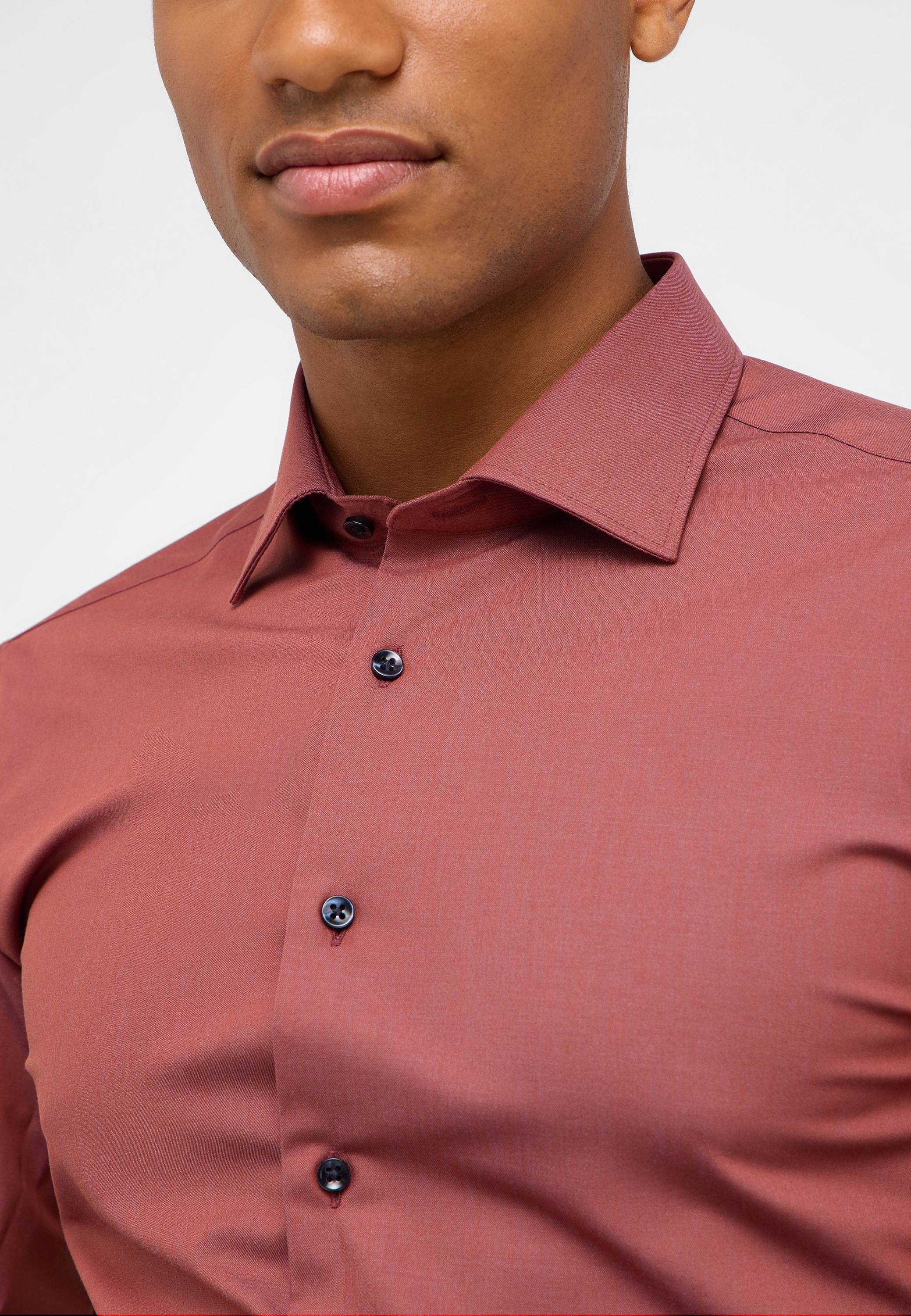 Eterna Langarmhemd »SLIM FIT« NON IRON (bügelfrei)