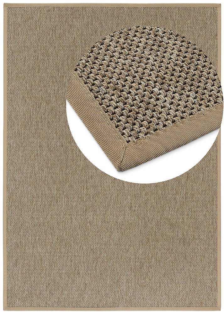 Dekowe Teppichboden »Naturino Prestige Spezial« rechteckig 10 mm Höhe Flachgewebe, meliert, Sisal Optik, In- und Outdoor geeignet