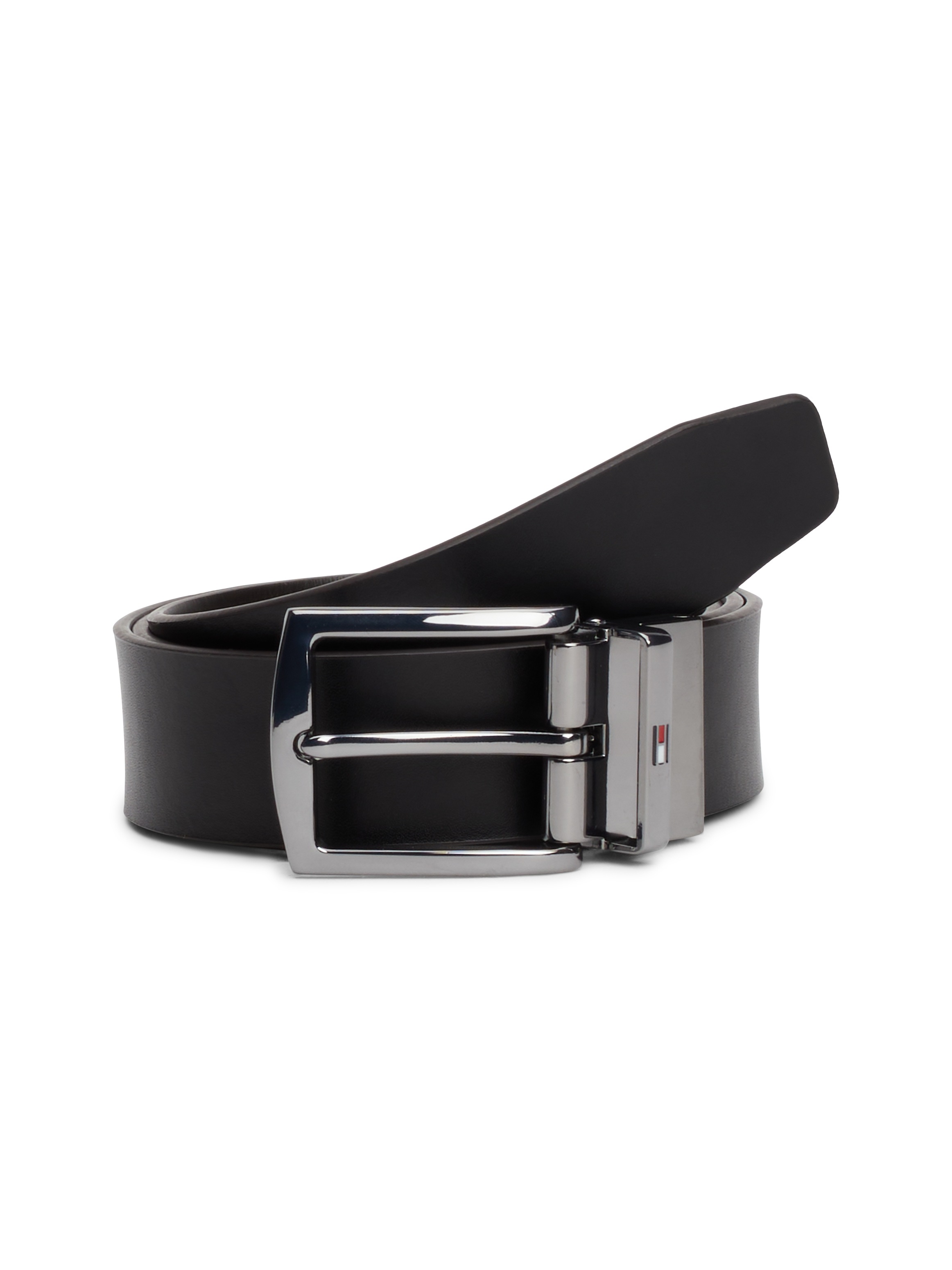 Tommy Hilfiger Ledergürtel »Denton Rev. 3.5 cm«, mit Logoprägung