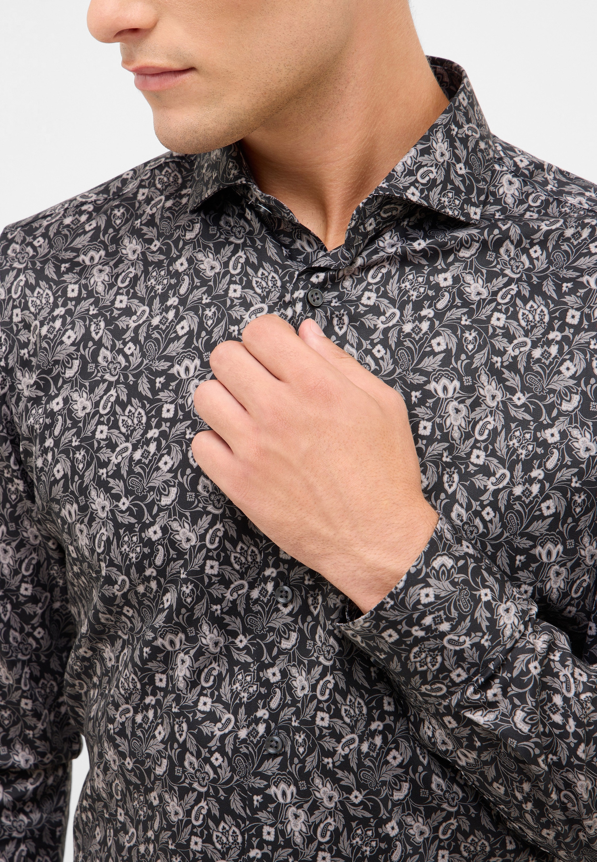 Eterna Langarmhemd »SLIM FIT« NON IRON (bügelfrei)