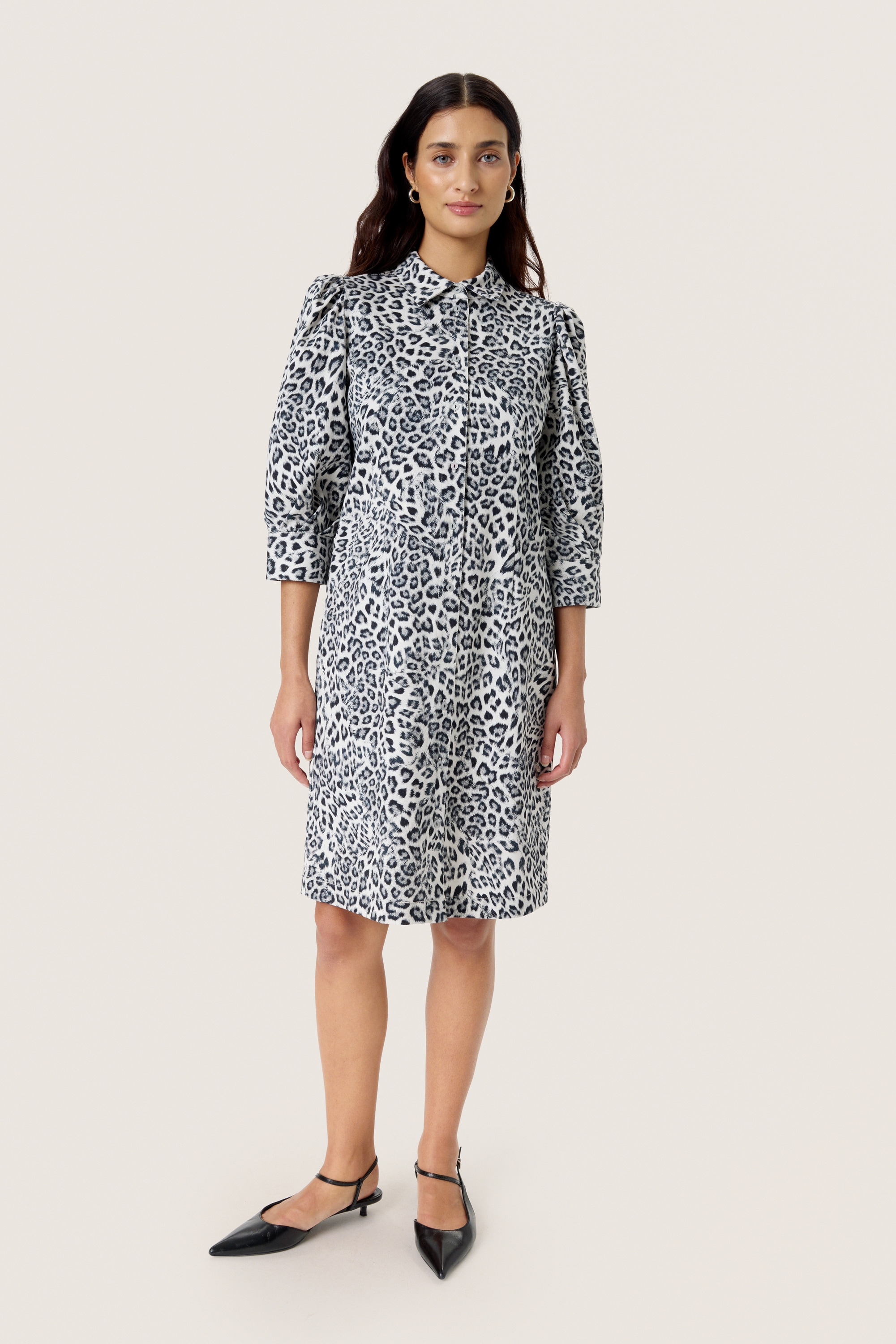SOAKED IN LUXURY Midikleid »Damen Kleid SLSandja«