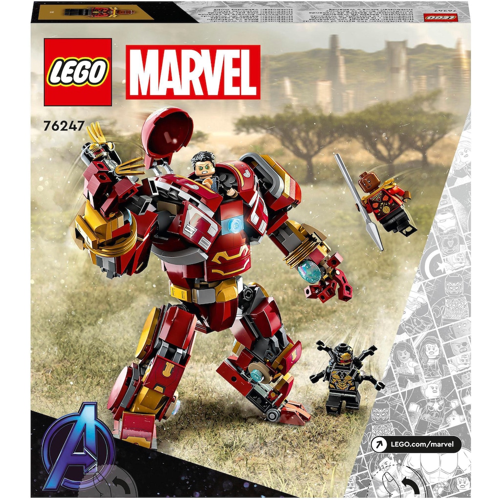 LEGO® Konstruktionsspielsteine »Hulkbuster: Der Kampf von Wakanda (76247), LEGO® Marvel«, (385 St.)