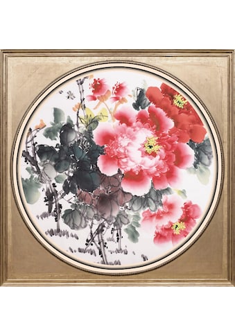 queence Acrylglasbild »Rote Blüten« kaufen