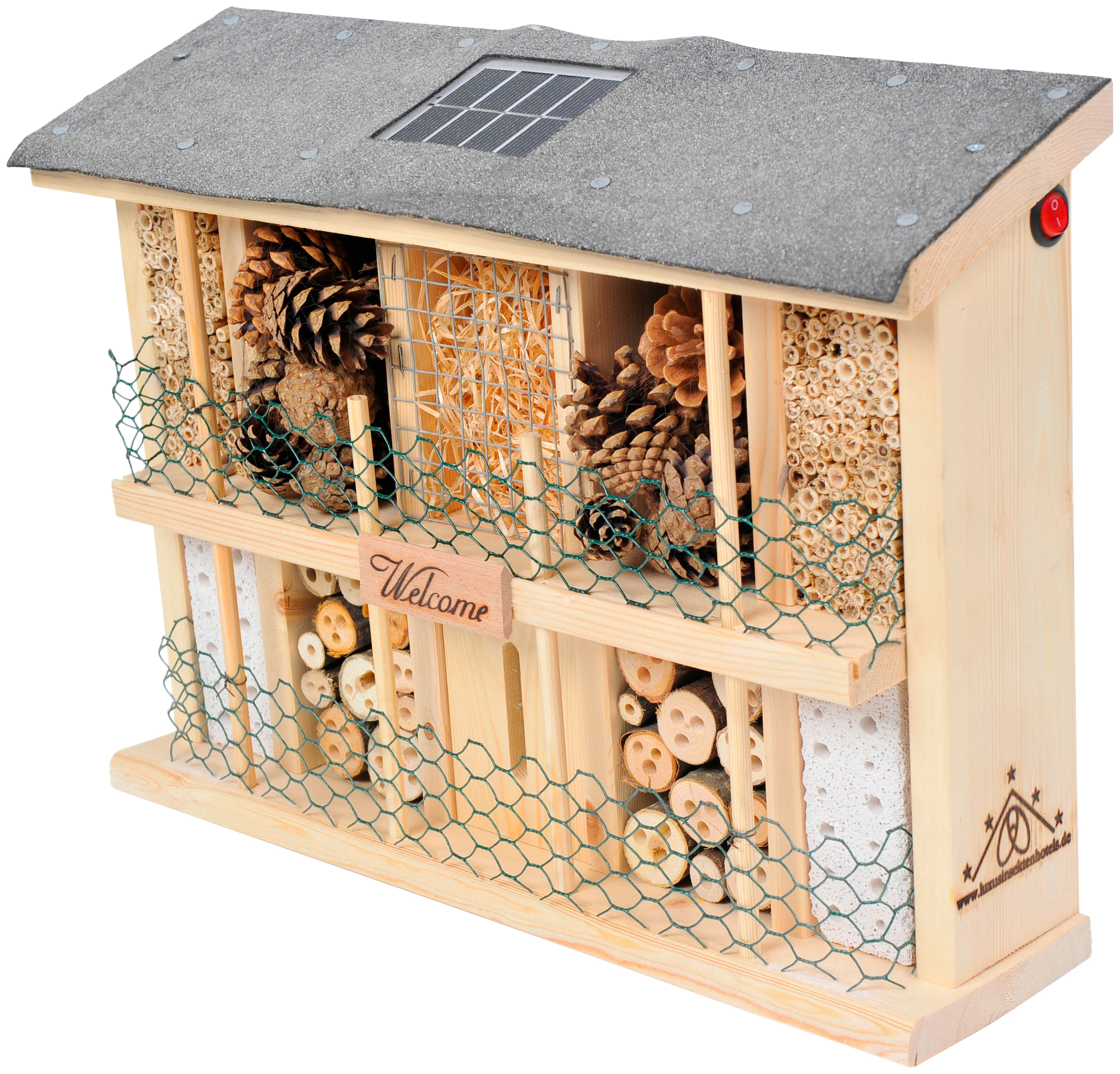 Insektenhotel »Landsonne«, BxTxH: 47x12,5x34 cm
