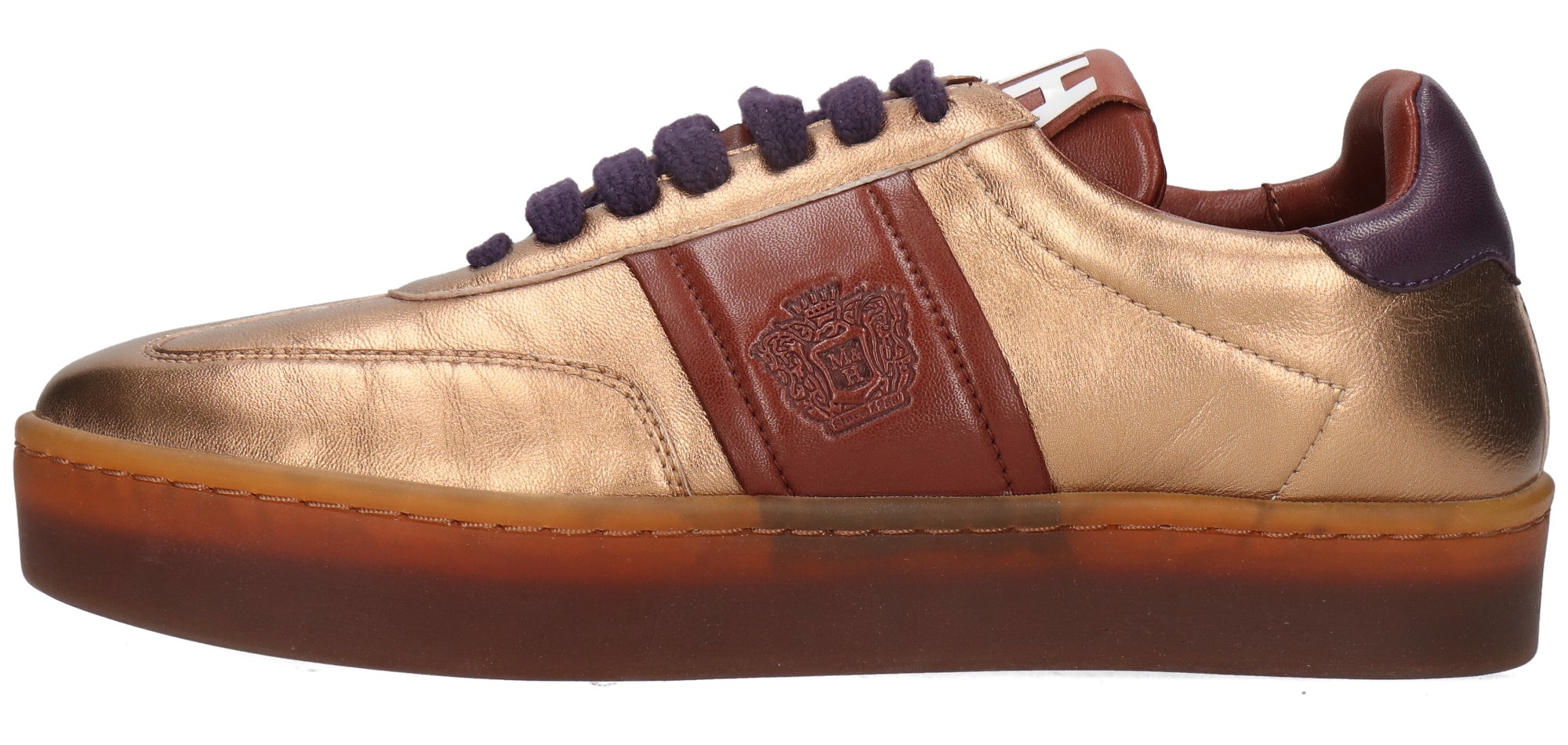 Melvin & Hamilton Sneaker »Amira 1«, Retro Sneaker, Schnürschuh, Court Sneaker mit Metallic Effect
