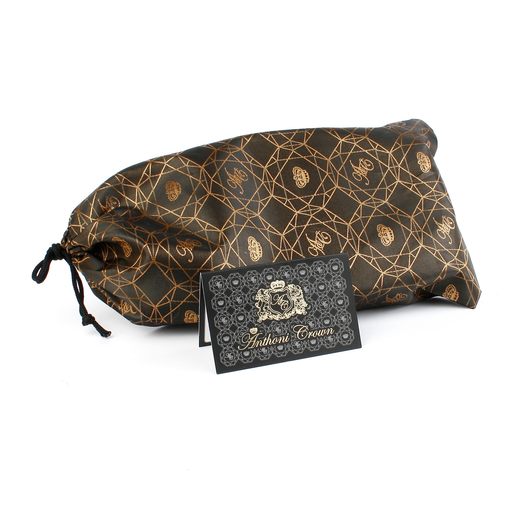 Anthoni Crown Ledergürtel im Metallic-Look, maritimer Schließe