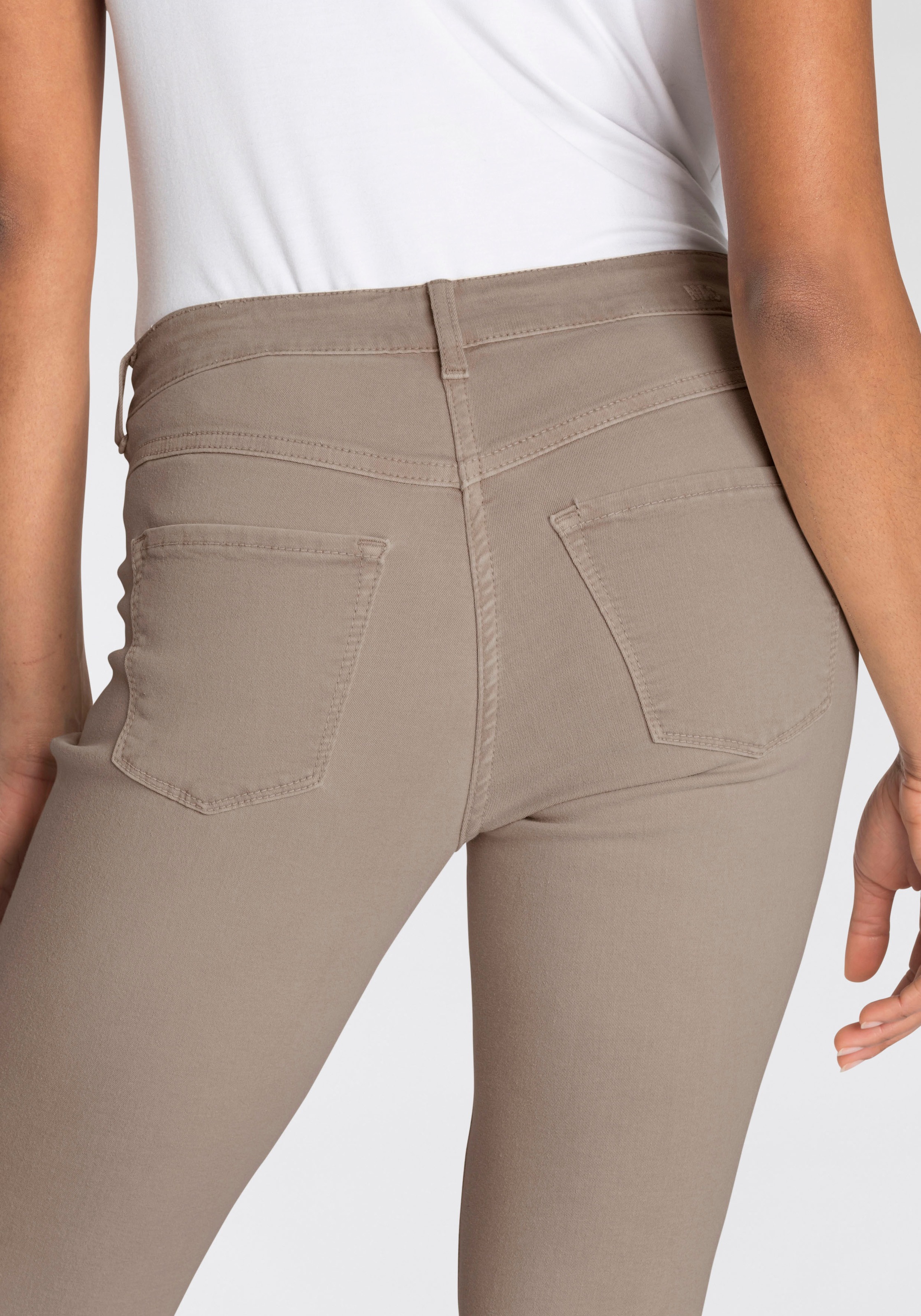 MAC Skinny-fit-Jeans »Hiperstretch-Skinny«, Power-Stretch Qualität bei den sitzt ♕ ganzen Tag bequem