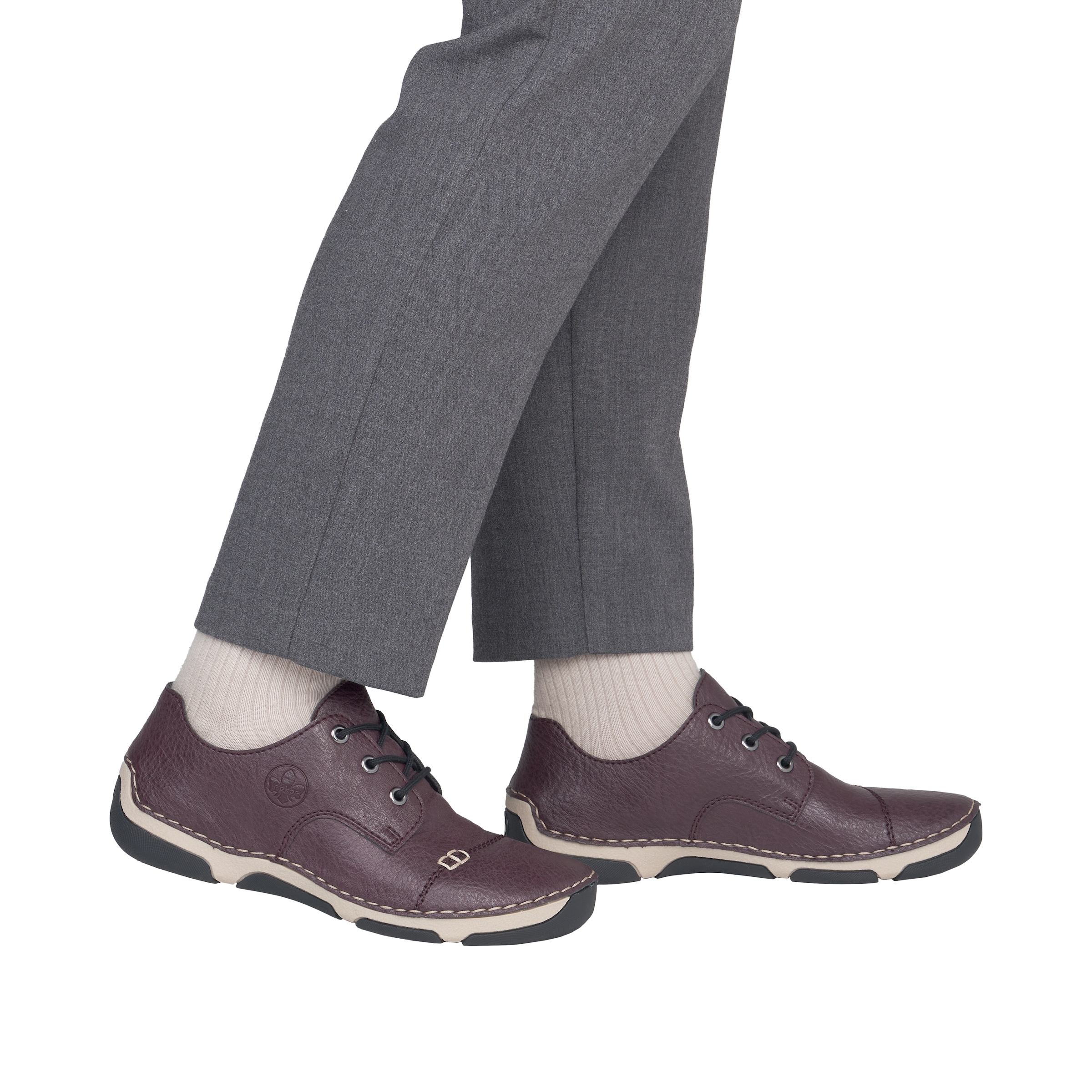 Rieker Sneaker  Schnürschuh, Halbschuh, Freizeitsneaker mit Label