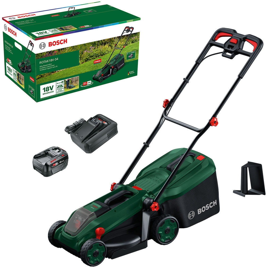 Tondeuse à batterie Rotak18V-34 SOLO, 18 Volts, Tondeuse à gazon