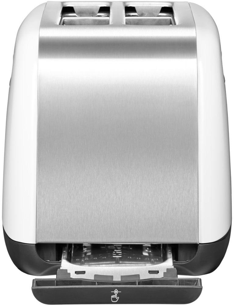 KitchenAid Toaster »5KMT2115EWH WEISS«, 2 kurze Schlitze, für 2 Scheiben, 1100 W