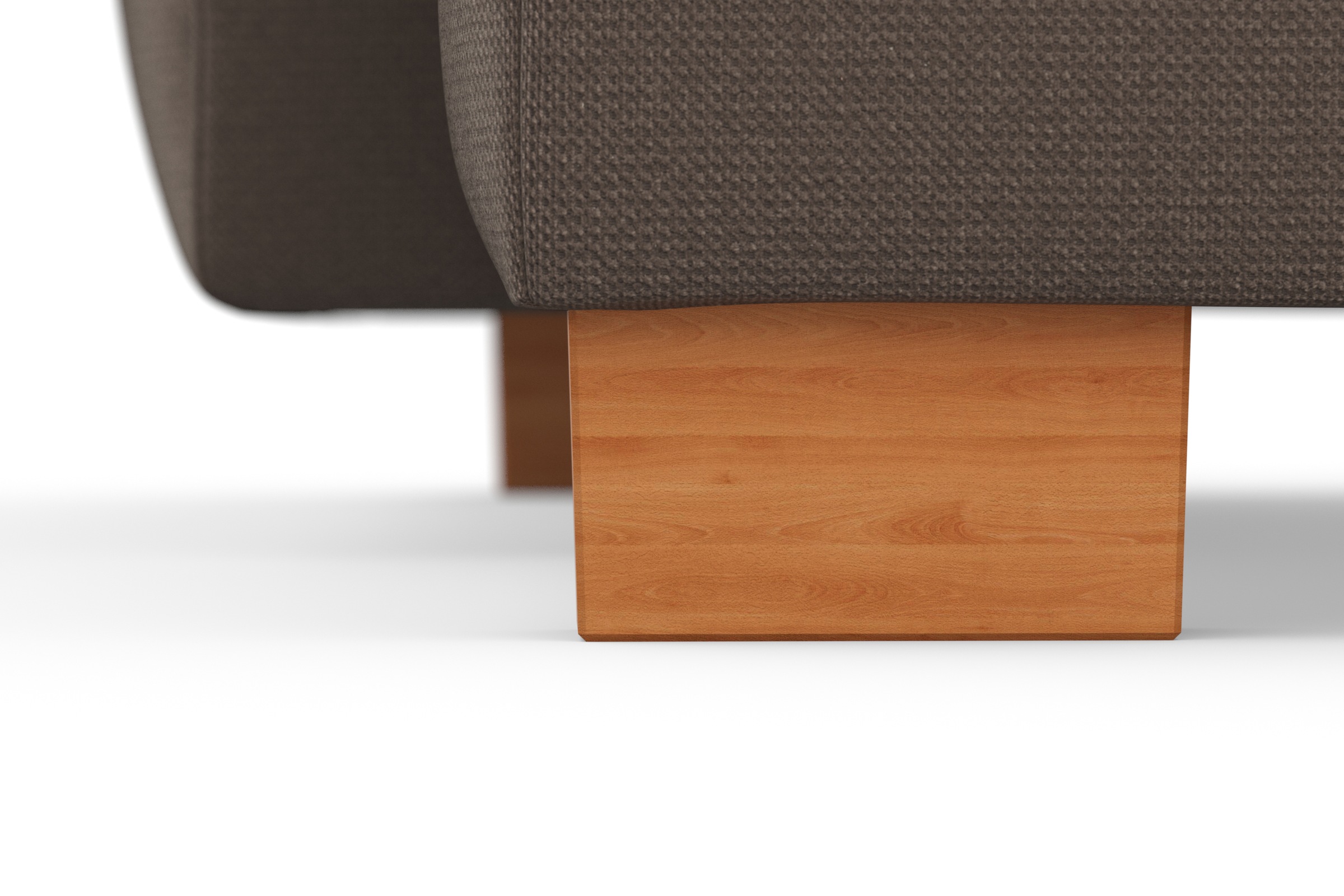 sit&more Wohnlandschaft »Dundee U-Form«, mit Federkern und Massivholzfüßen, wahlweise mit Kopfteilverstellung