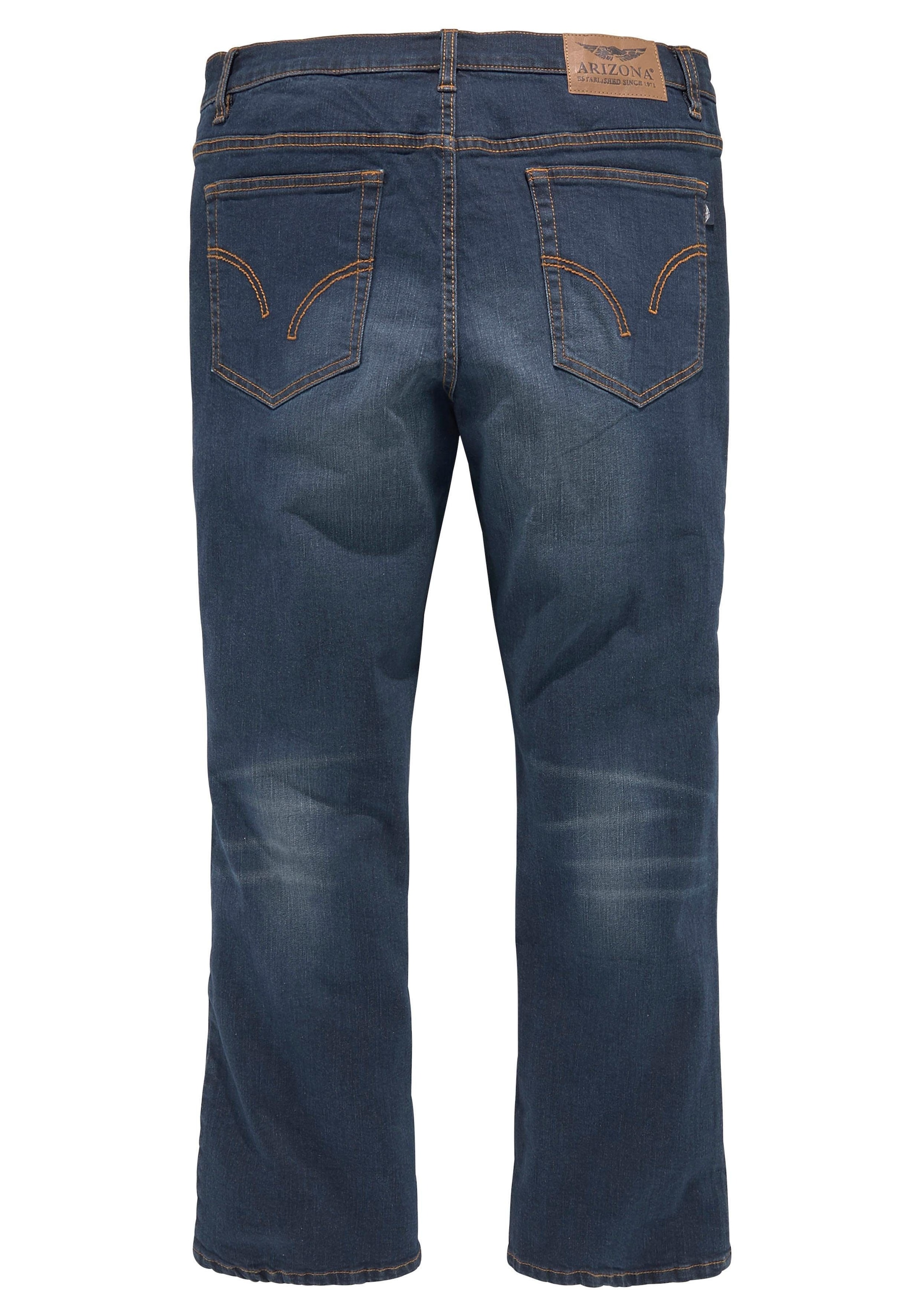 Arizona Bootcut-Jeans »Mike«, ausgestelltes Bein, niedrige Leibhöhe, Stretch-Qualität