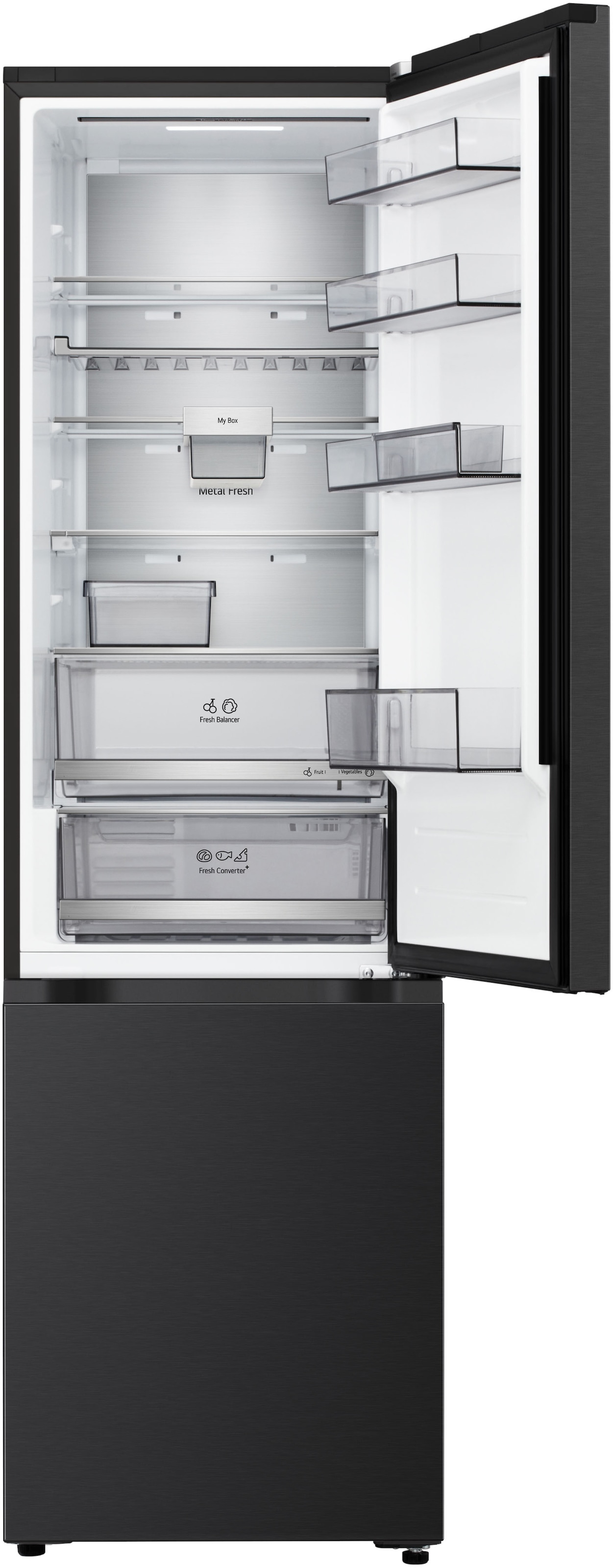 LG Kühl-/Gefrierkombination Serie 7 »GBBS727AEV« 203 cm hoch 59,7 cm breit Vollintegrierbarer Kühlschrank dank frontaler Luftzufuhr und Abluft