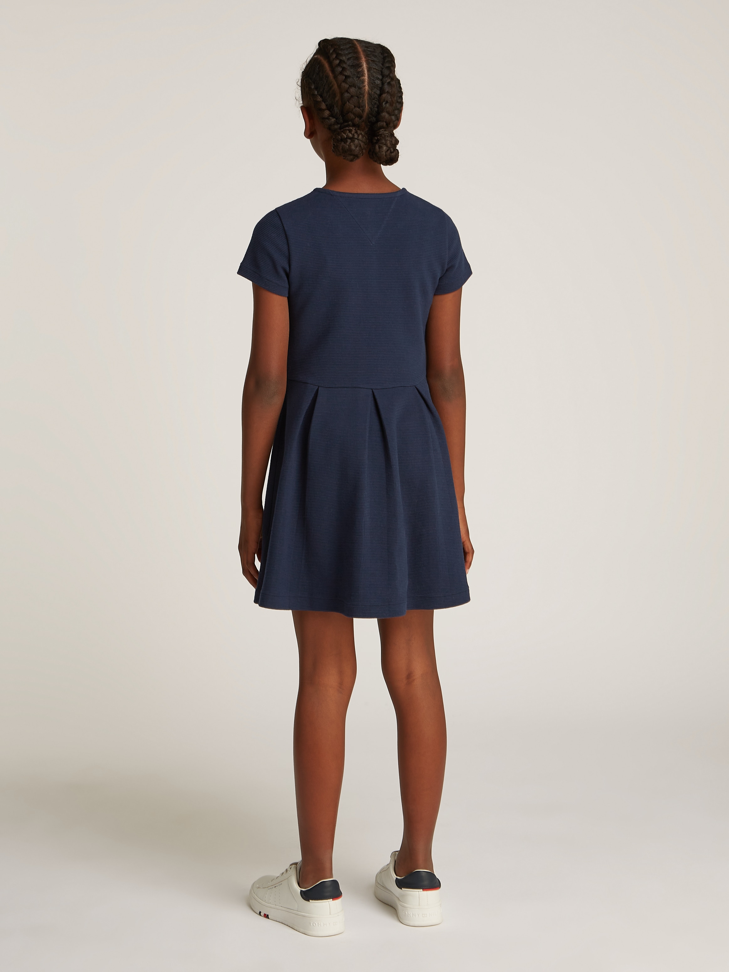 Tommy Hilfiger Skaterkleid »OTTOMAN SKATER DRESS SS«, mit Logostickerei