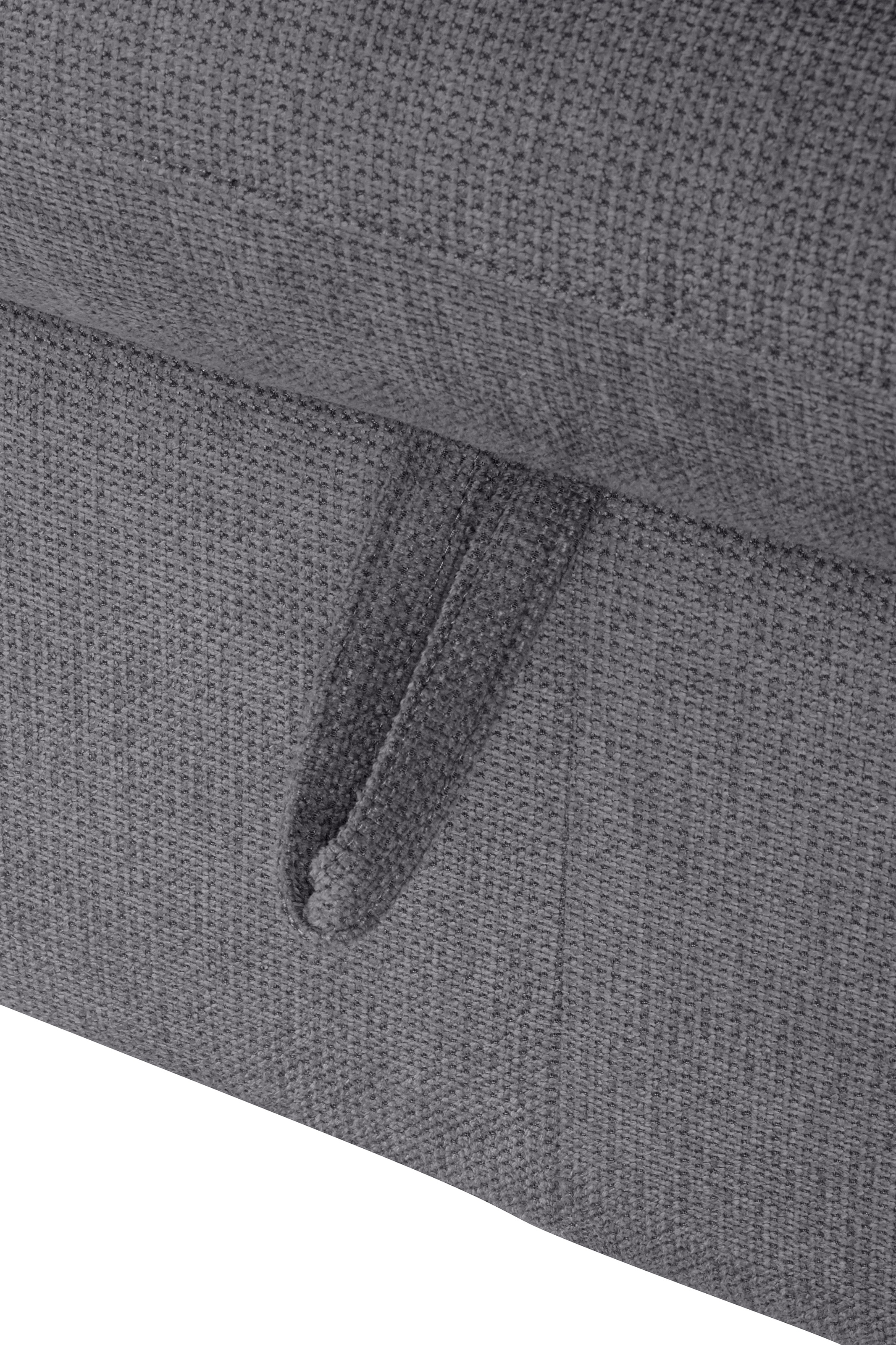 COTTA Ecksofa »Lola L-Form mit Kopfteilfunktion & Hocker«, (Set, mit Hocker), wahlweise mit Bettfunktion, Bettkasten & Armteilverstellung