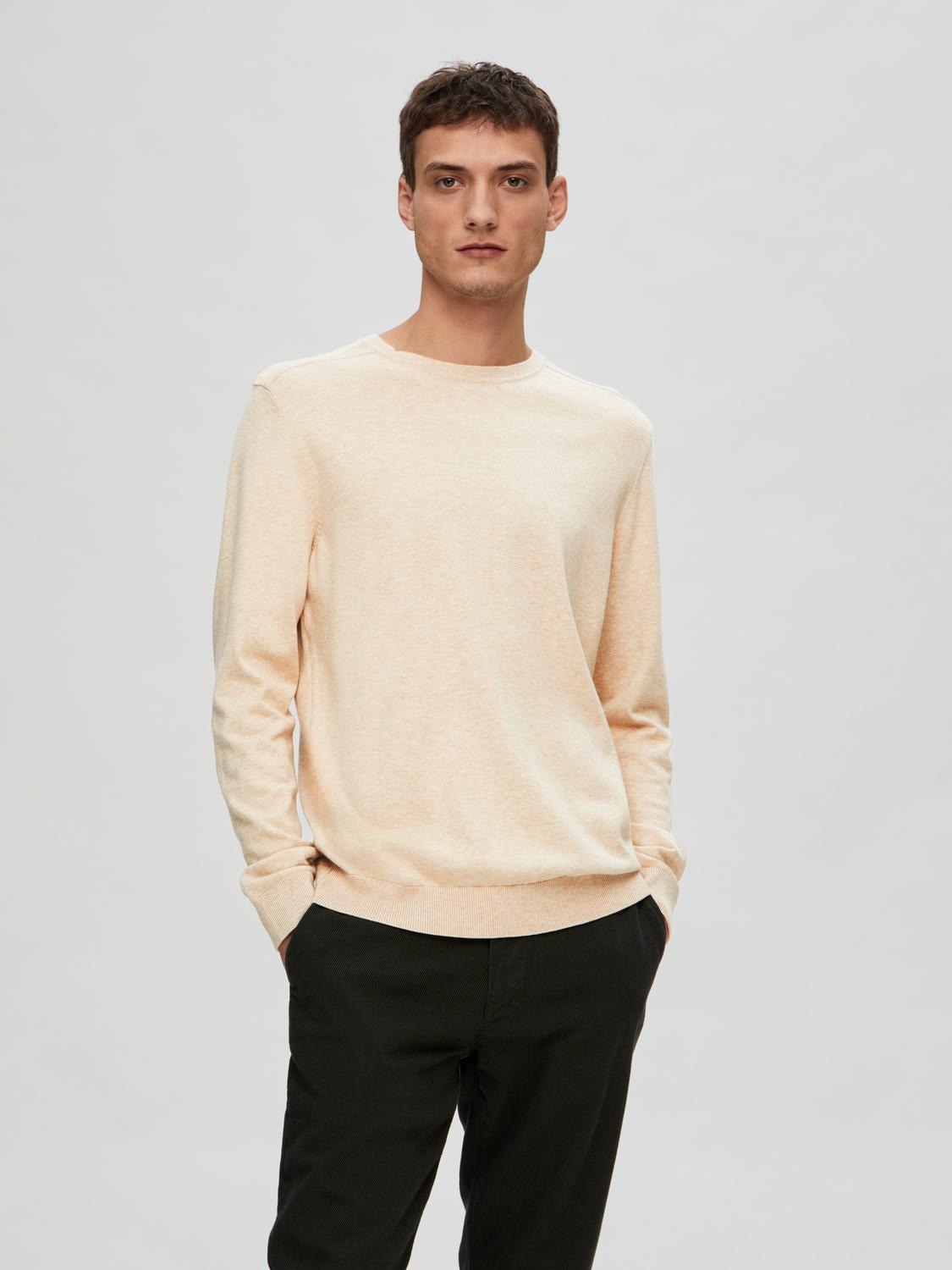 SELECTED HOMME Strickpullover »SLHBERG CREW NECK NOOS«