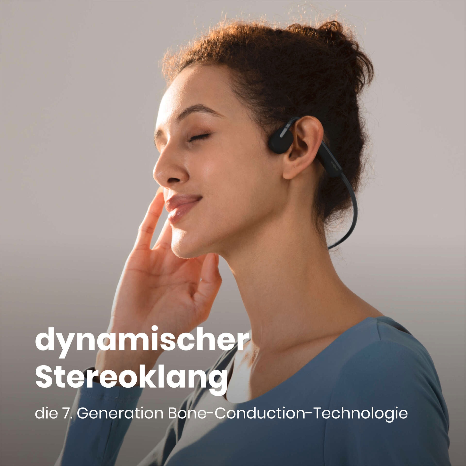 Shokz Open-Ear-Kopfhörer »OpenMove + Cooling Towel«