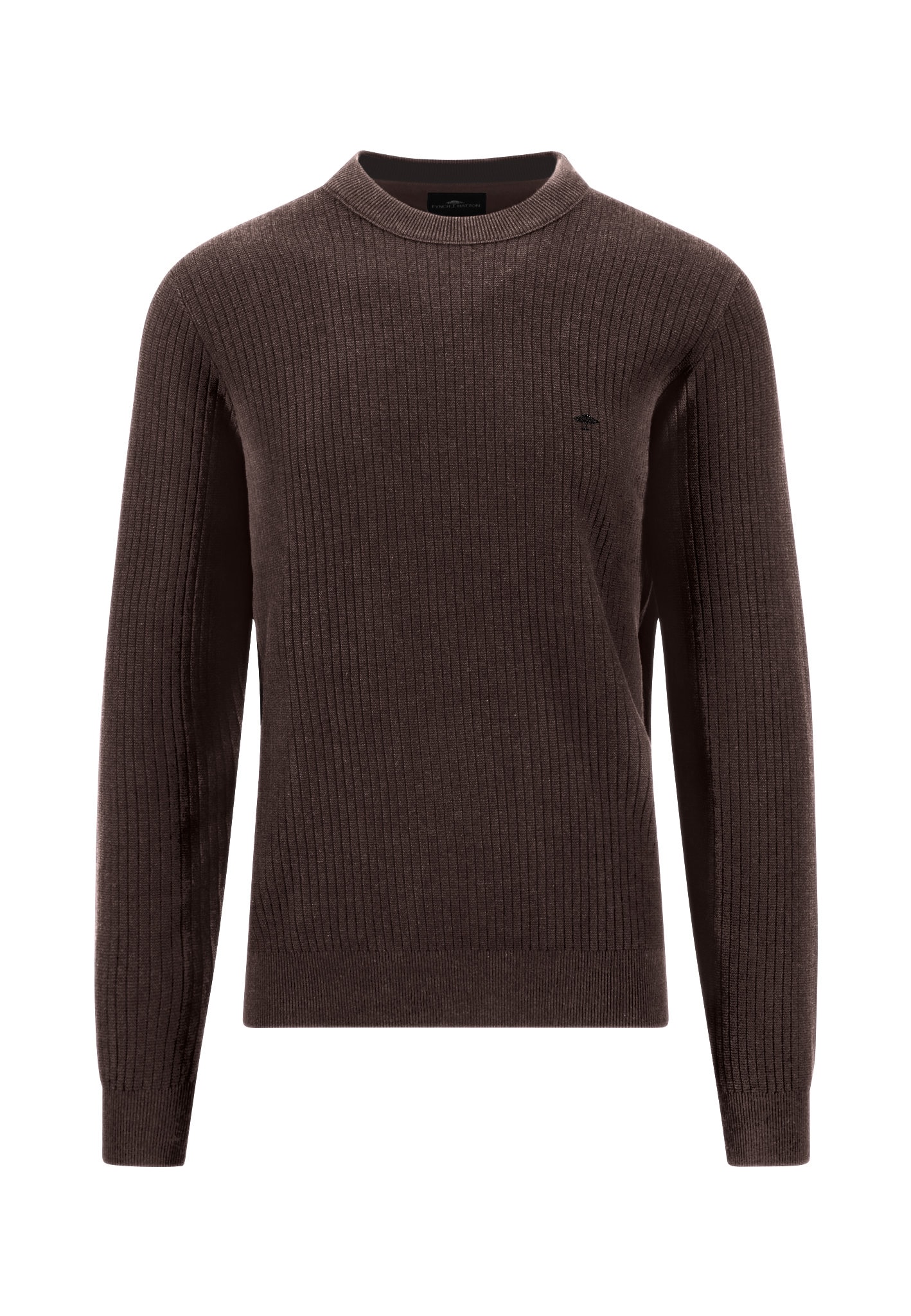 FYNCH-HATTON Strickpullover mit Logo-Stickerei