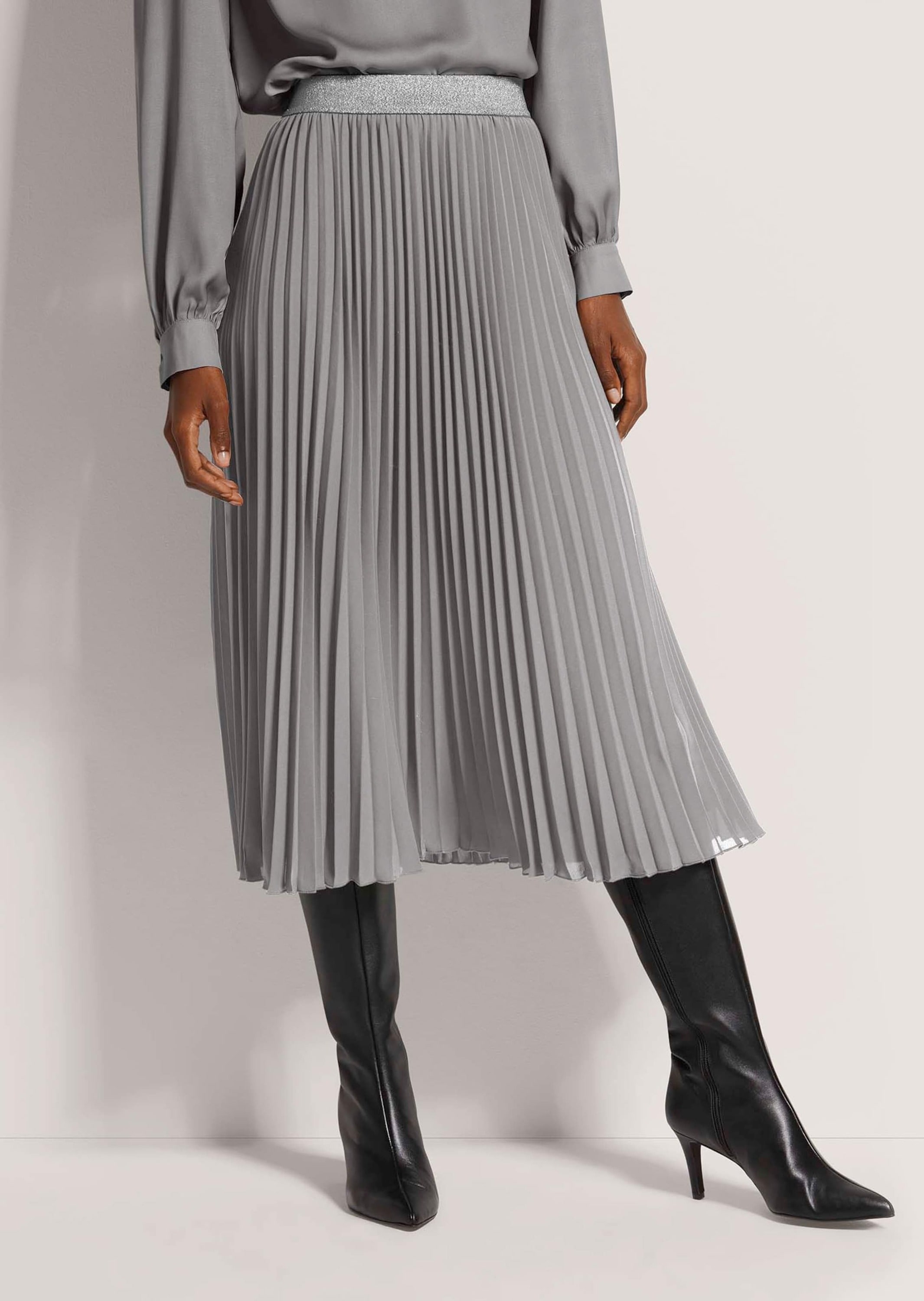 MADELEINE Midirock »Plisseerock Eleganter Faltenrock in Midilänge«