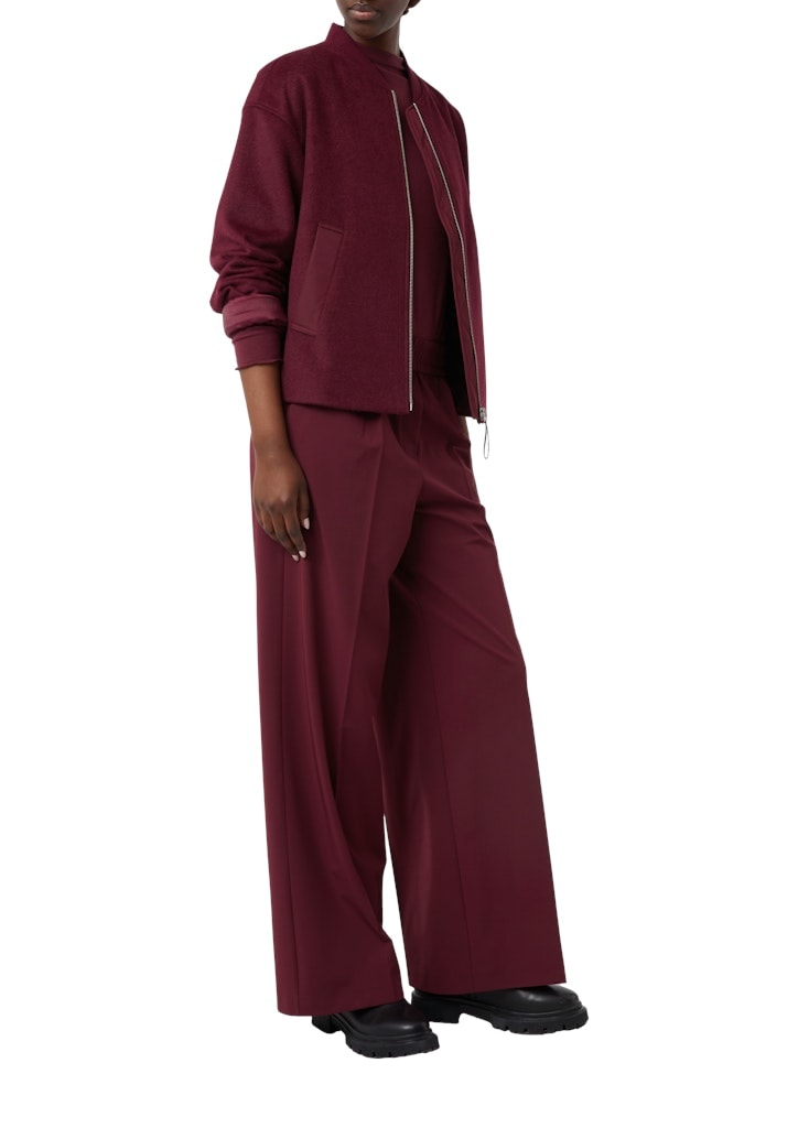 comma casual identity Blouson Flanell mit Wollanteil