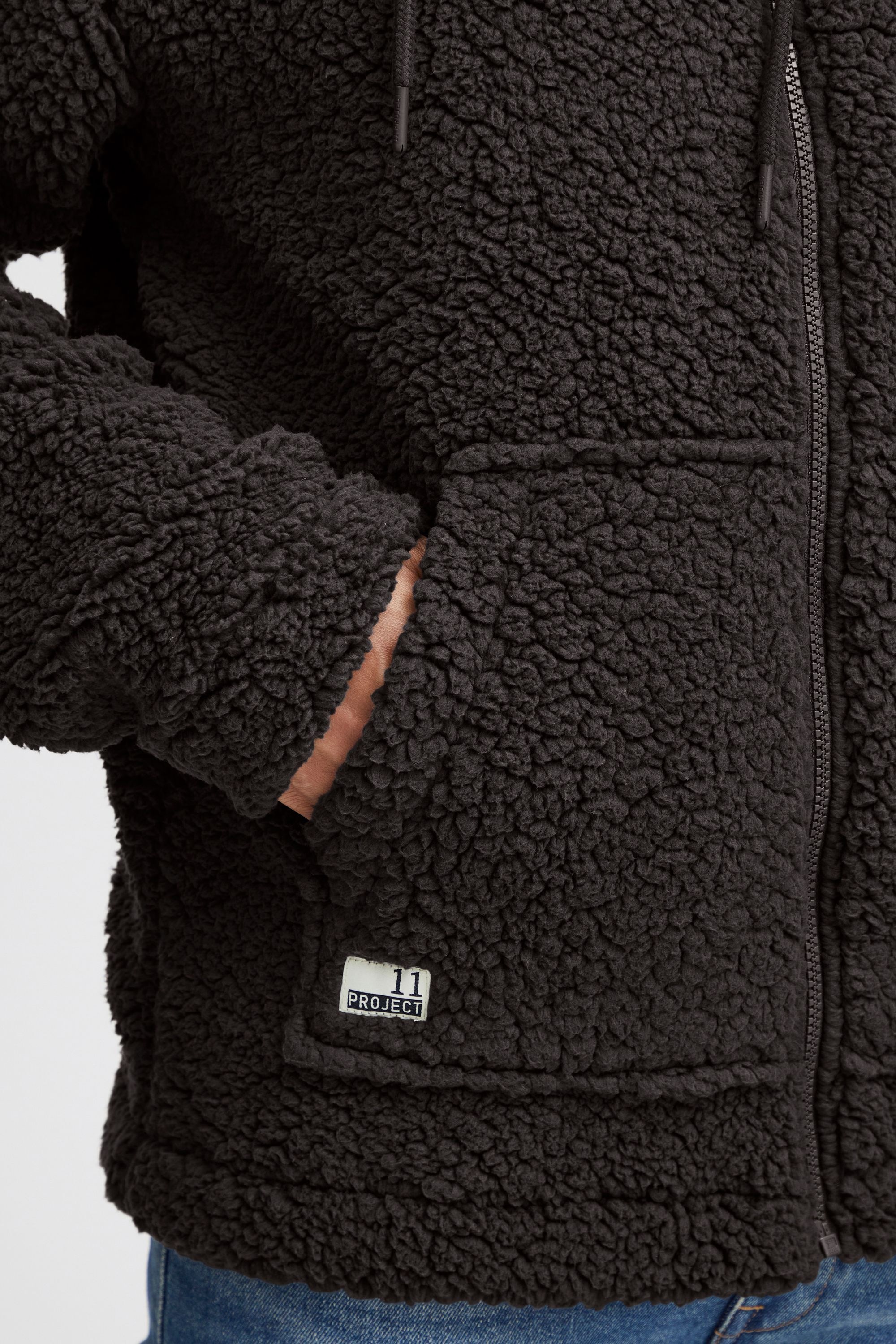 11 Project Funktions-Kapuzensweatjacke »Fellimitatjacke PRDaag«