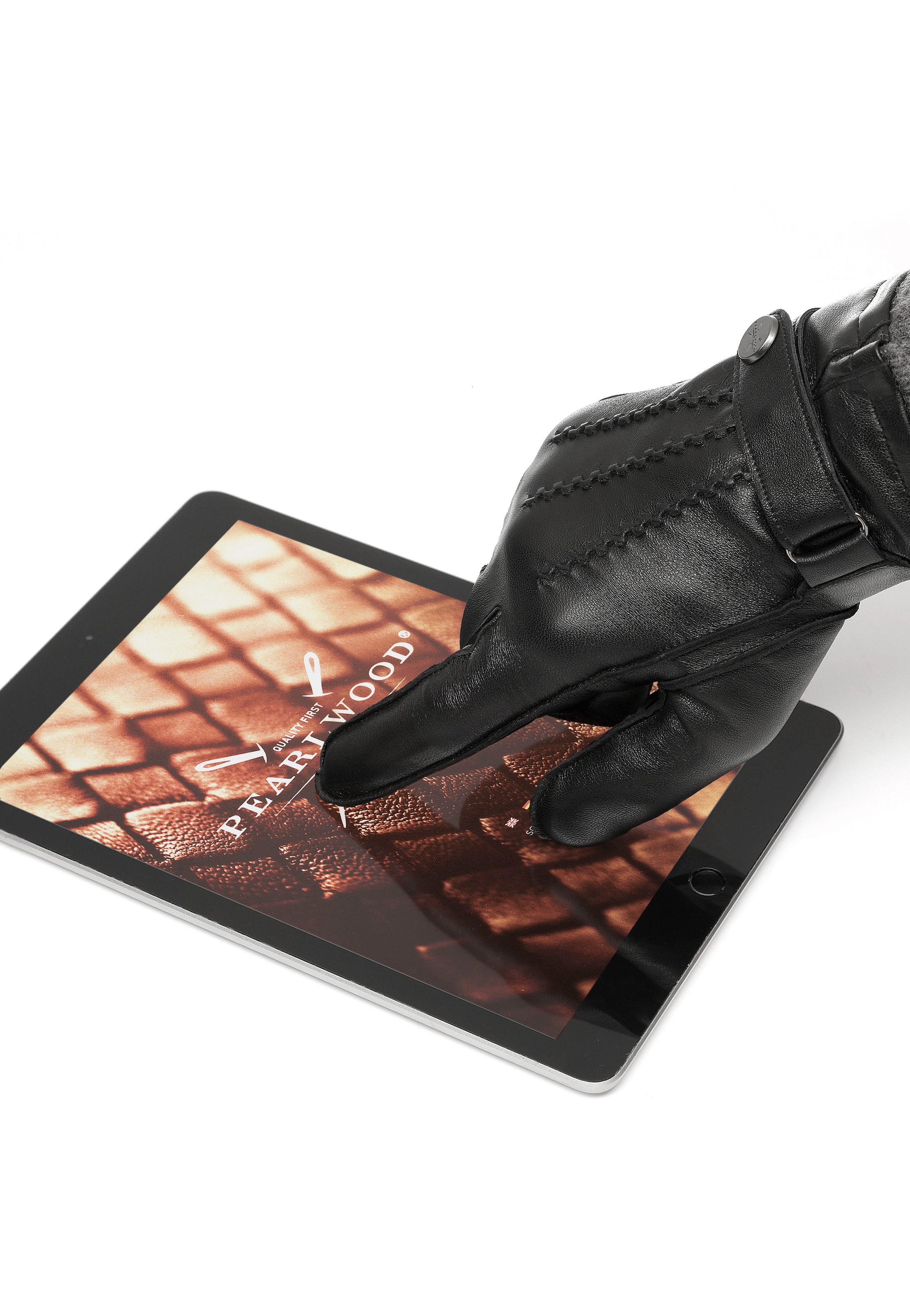 PEARLWOOD Lederhandschuhe »Mike«, Touchscreen proofed - 10 Finger System  online bei UNIVERSAL