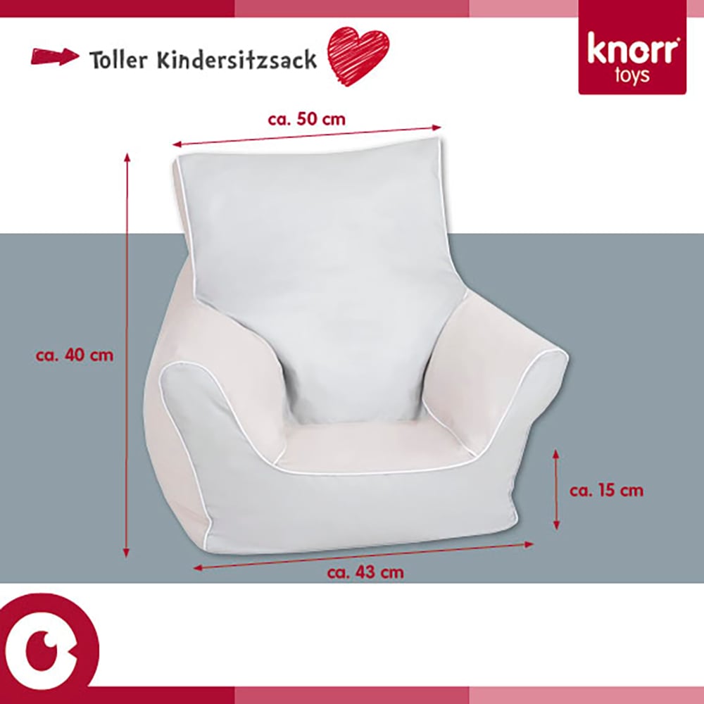 Knorrtoys® Sitzsack »Einhorn pink«, für Kinder; Made in Europe