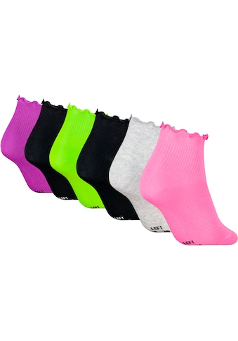 Kurzsocken, (6 Paar)