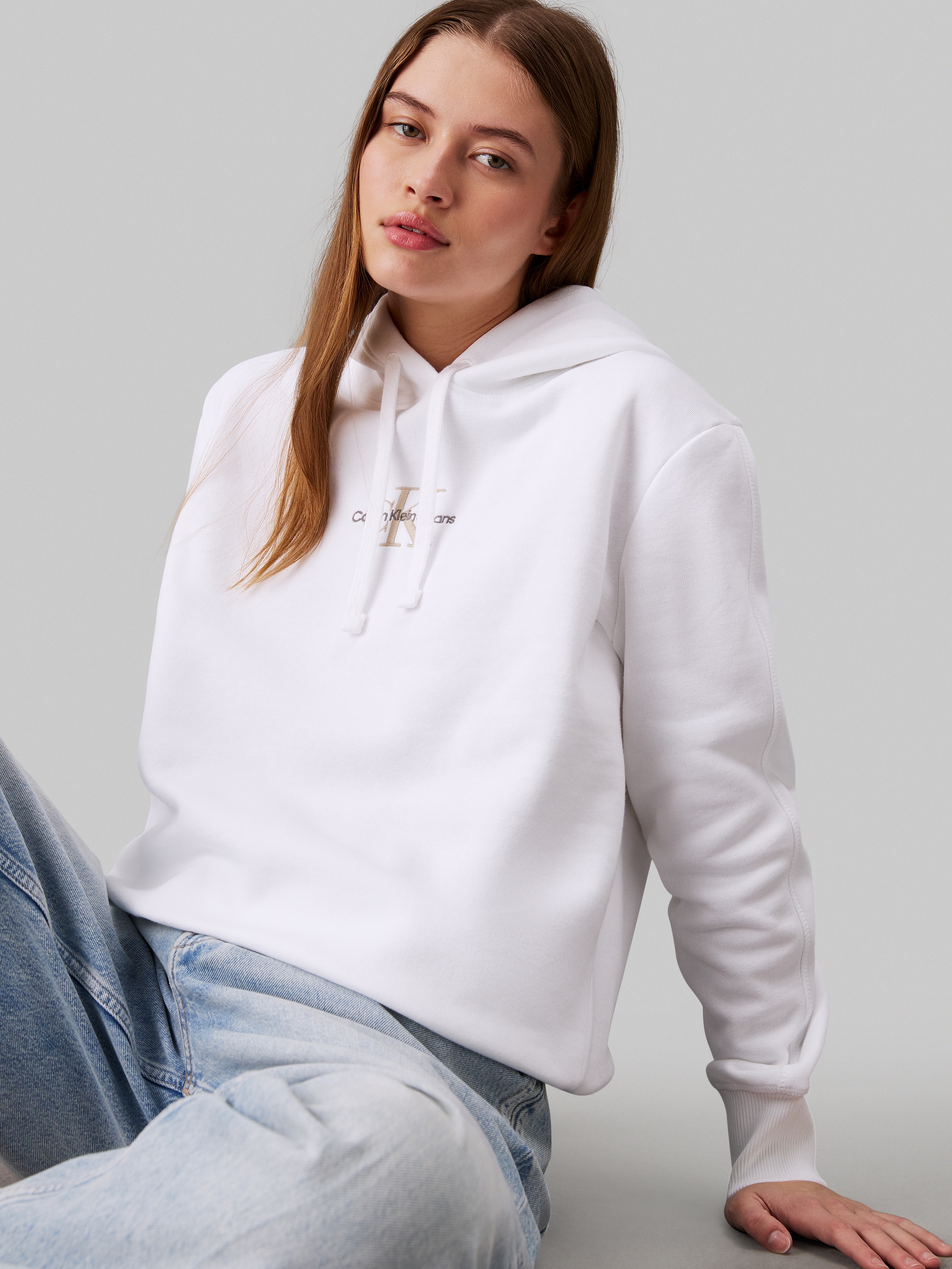 Kapuzensweatshirt »MONOLOGO REGULAR HOODIE«, mit Logoprägung